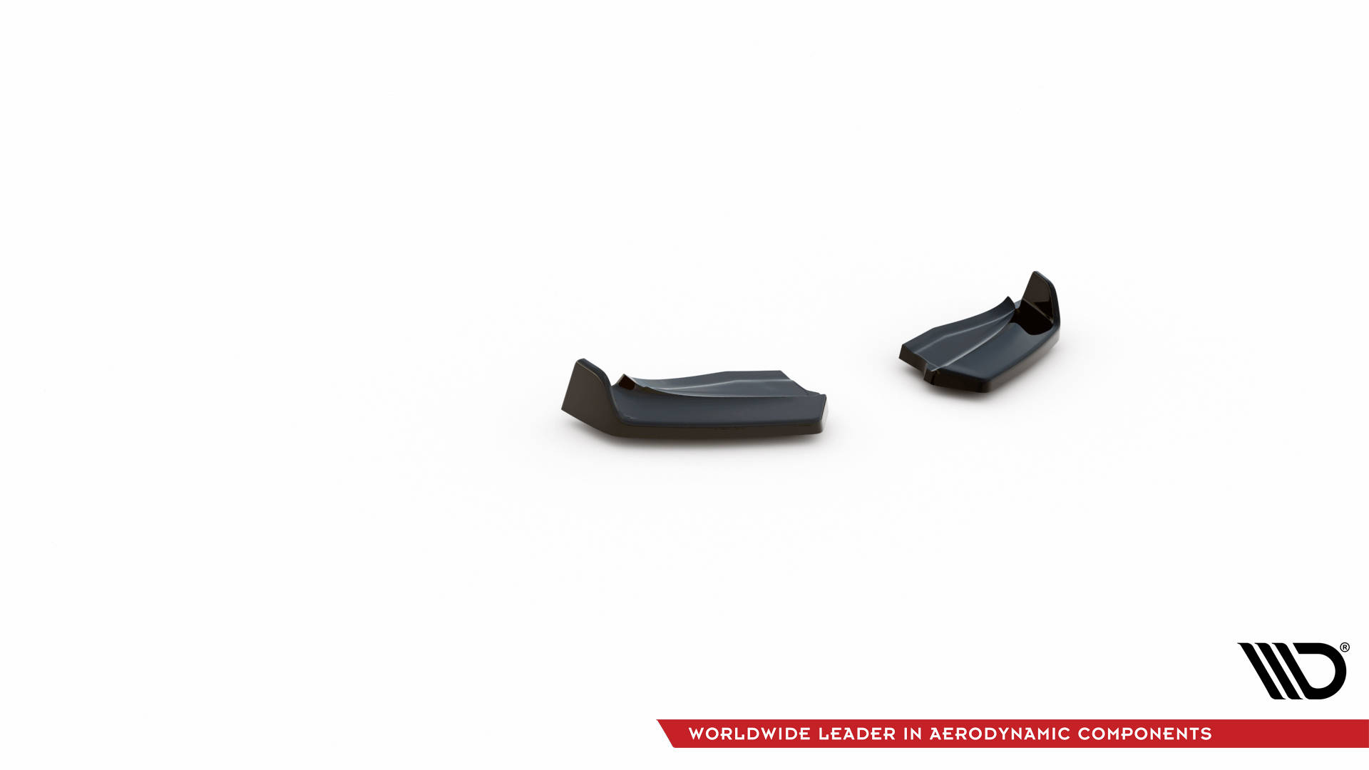 Street+ Heck Ansatz Flaps V.2 passend für Mini Cooper John Cooper Works R56 schwarz Hochglanz