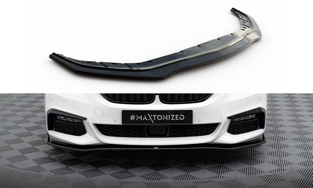 Front Ansatz V.2 für BMW 5er M-Paket / M550d / M550i G30/ G31 M-Paket schwarz Hochglanz