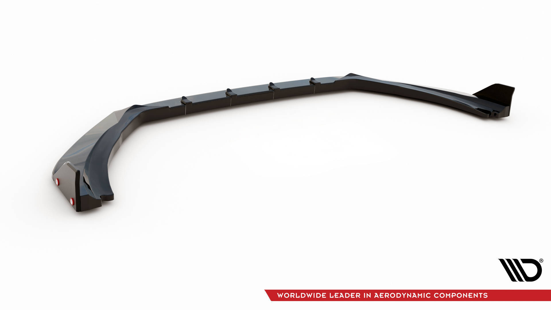 Street+ Spoilerlippe Front Ansatz V.4 + Flaps passend für Ford Fiesta ST / ST-Line