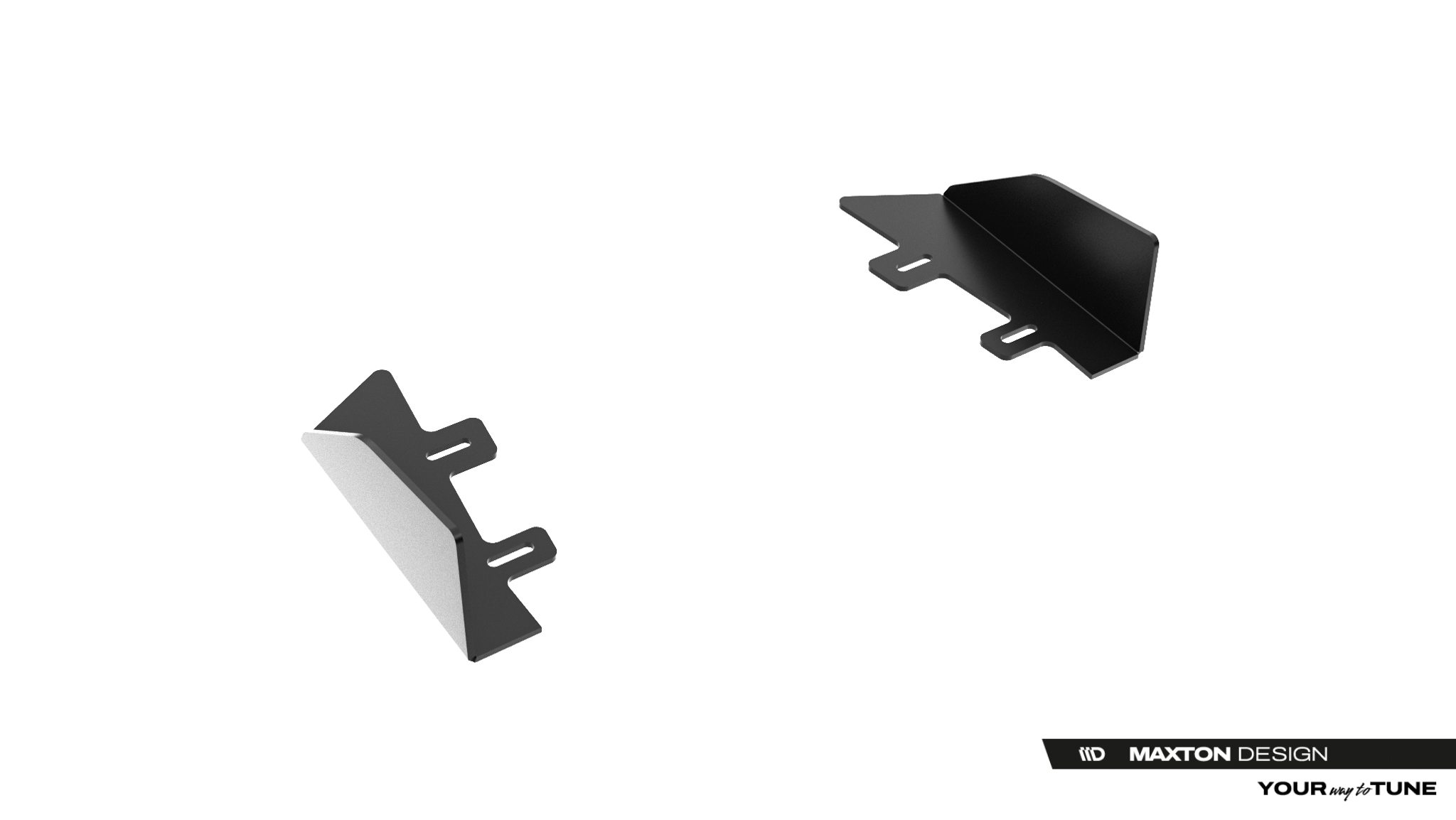 Diffusor Flaps passend für Lexus IS 500 Mk3 Facelift 2 XE30 schwarz Hochglanz