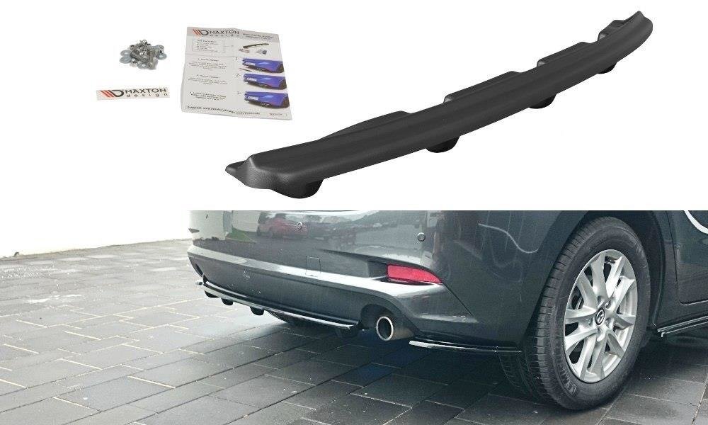Heckansatz Mazda 3 BN Mk3 Facelift DTM LOOK schwarz Hochglanz