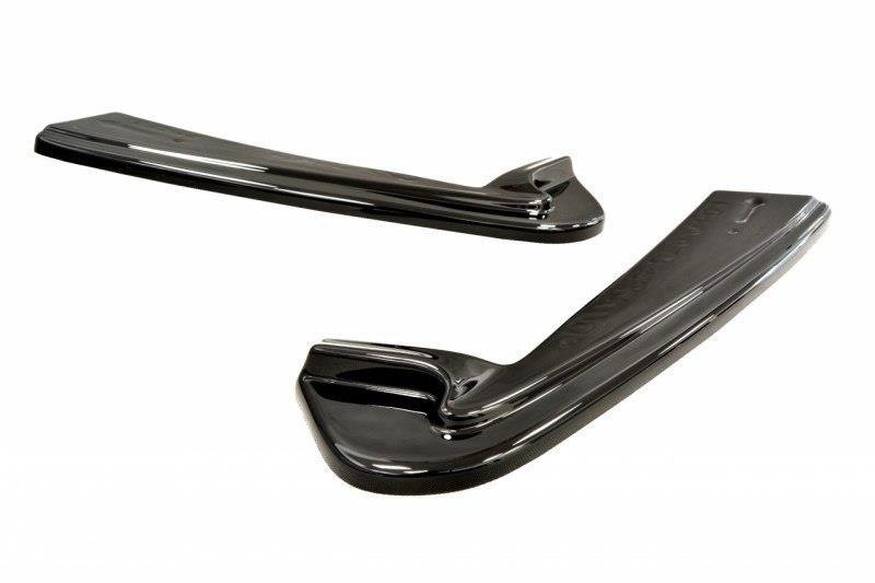 Street+ Heck Ansatz Flaps passend für Ford Mustang GT Mk6 schwarz Hochglanz