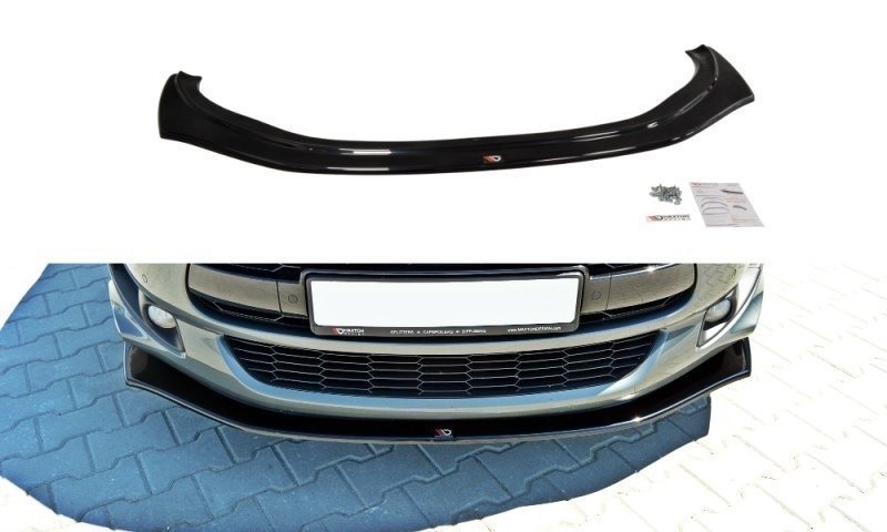 Street+ Spoilerlippe Front Ansatz V.2 passend für Citroen DS5 schwarz Hochglanz