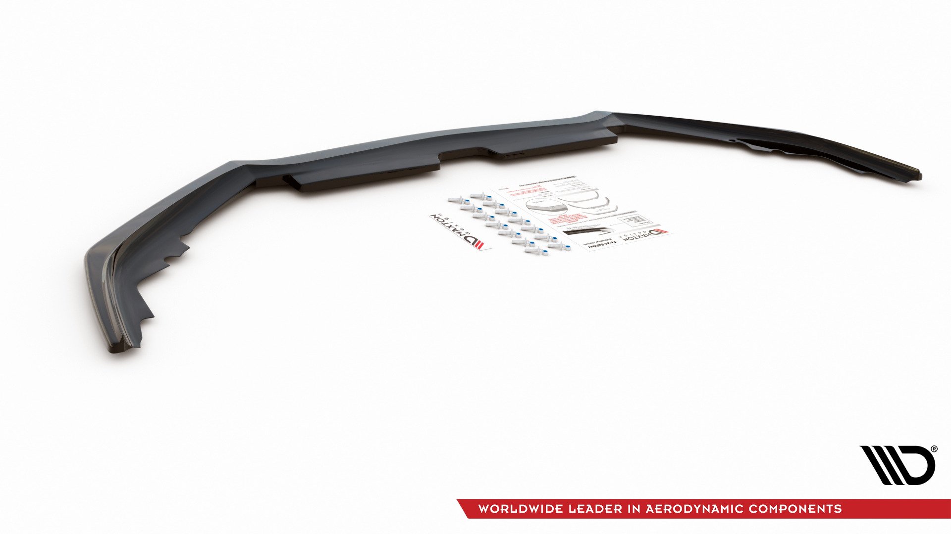 Front Ansatz für Honda Accord VIII CU Series Facelift schwarz Hochglanz