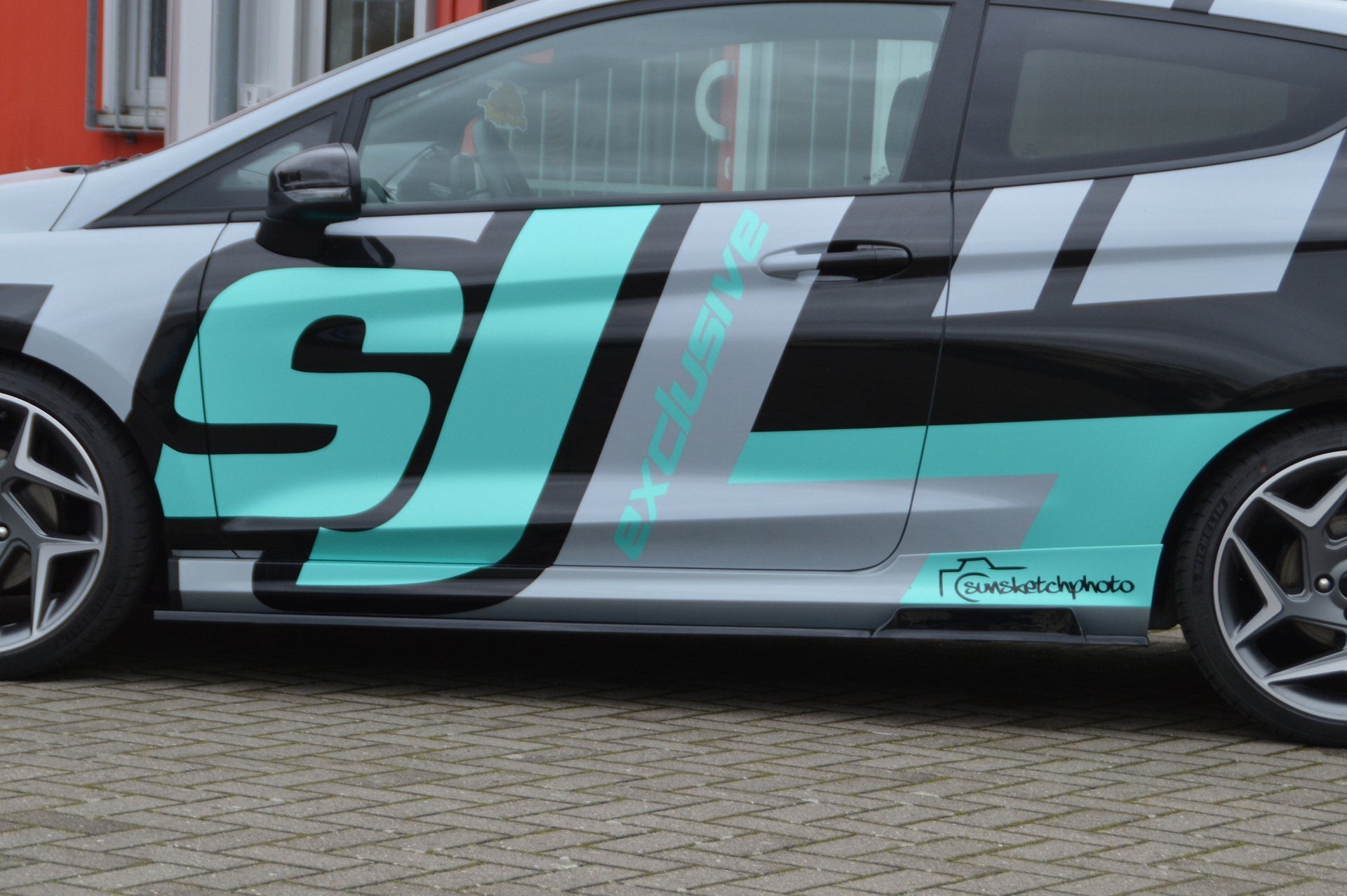Bodykit für Ford Fiesta ST MK8 JHH Bj.ab.2018- Schwarz Matt