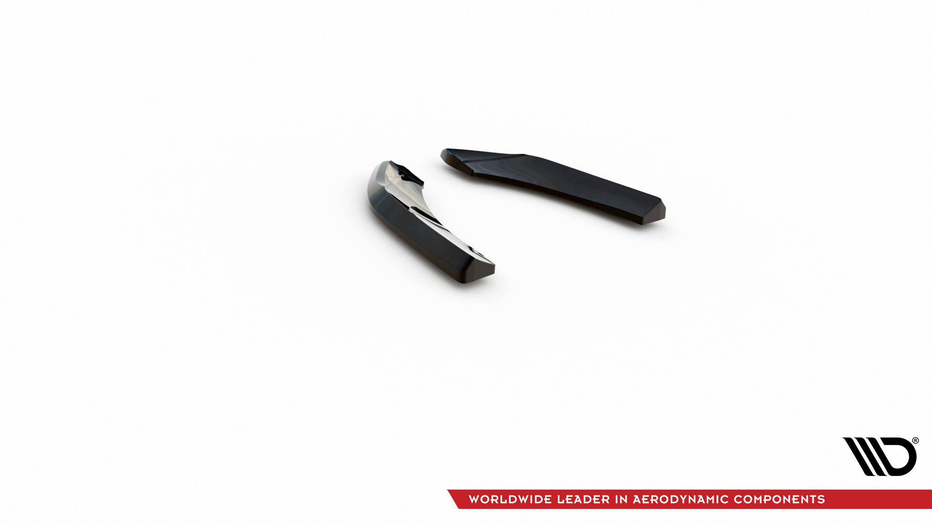 Street+ Heck Ansatz Flaps V.1 passend für Mini Cooper Clubman John Cooper Works F54 FL schwarz Hochglanz