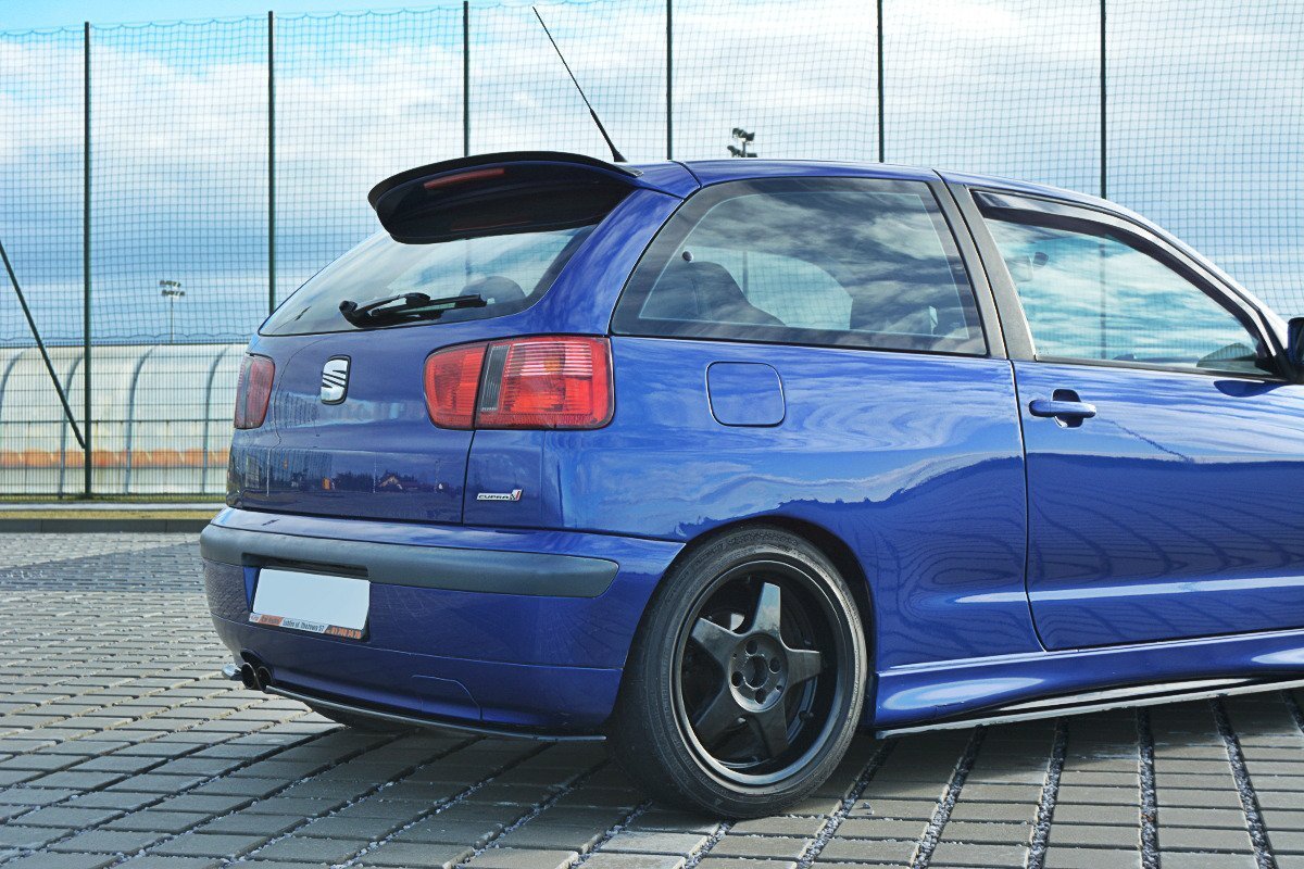 Spoiler CAP für SEAT IBIZA MK2 FACELIFT CUPRA schwarz Hochglanz