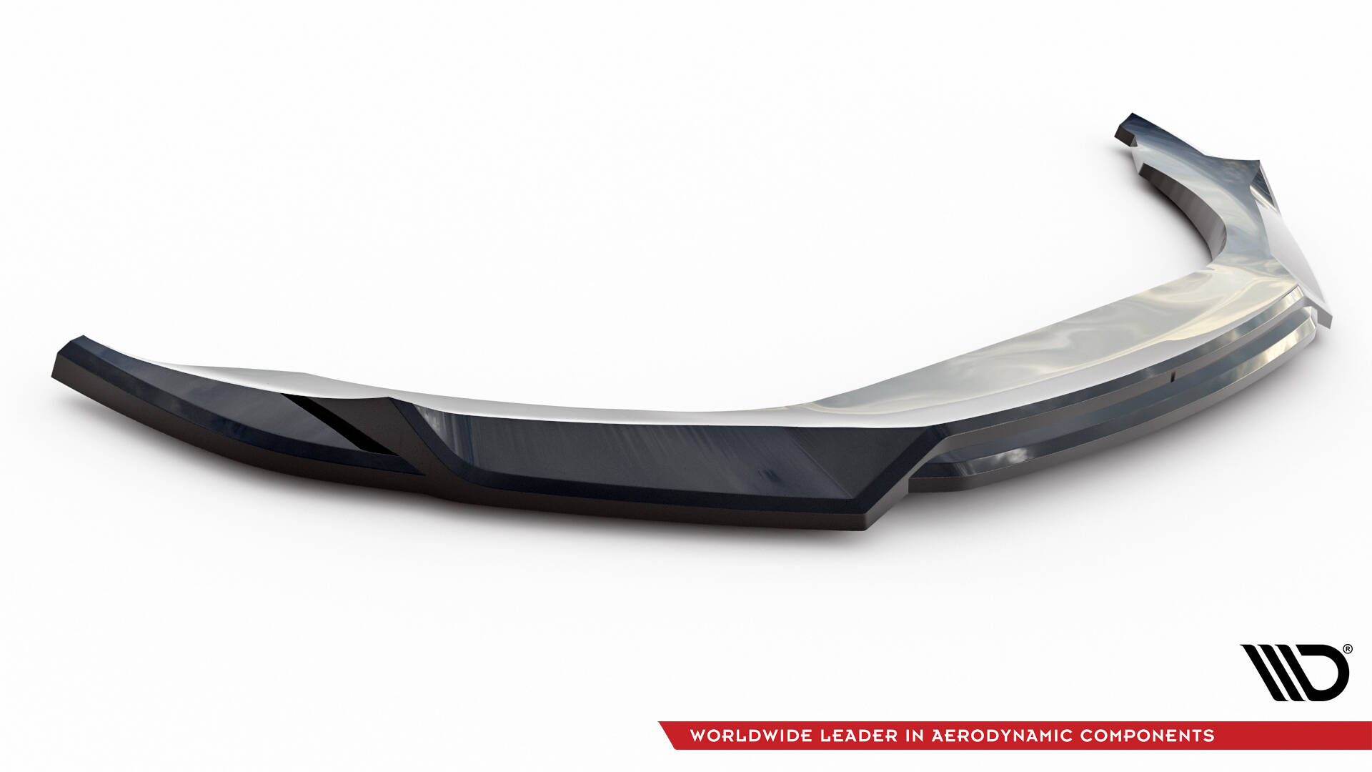 Frontlippe V.2 passend für Maserati Ghibli Mk3 FL schwarz Hochglanz