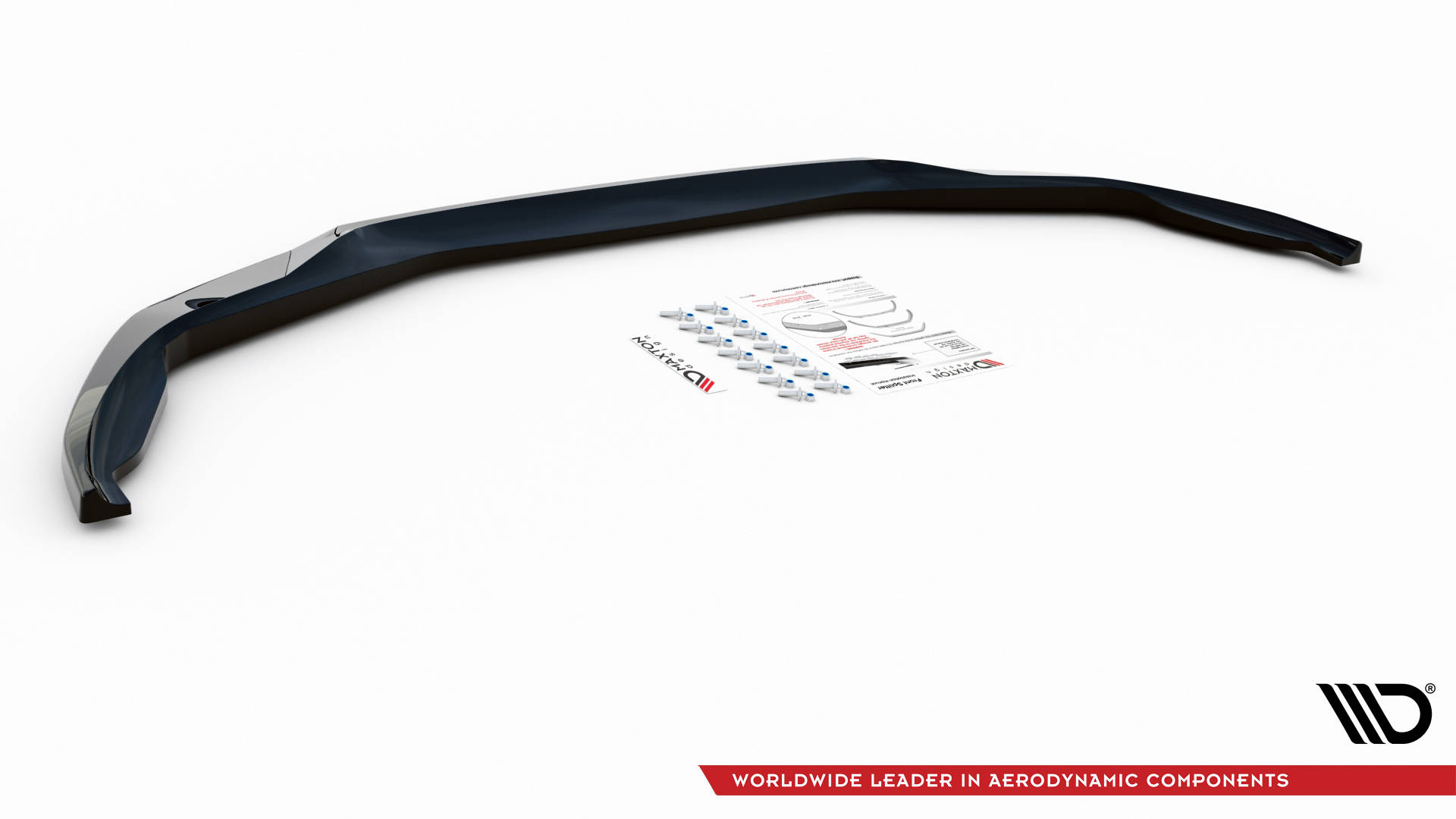 Street+ Spoilerlippe Front Ansatz V.2 passend für BMW M5 F90 FL schwarz Hochglanz