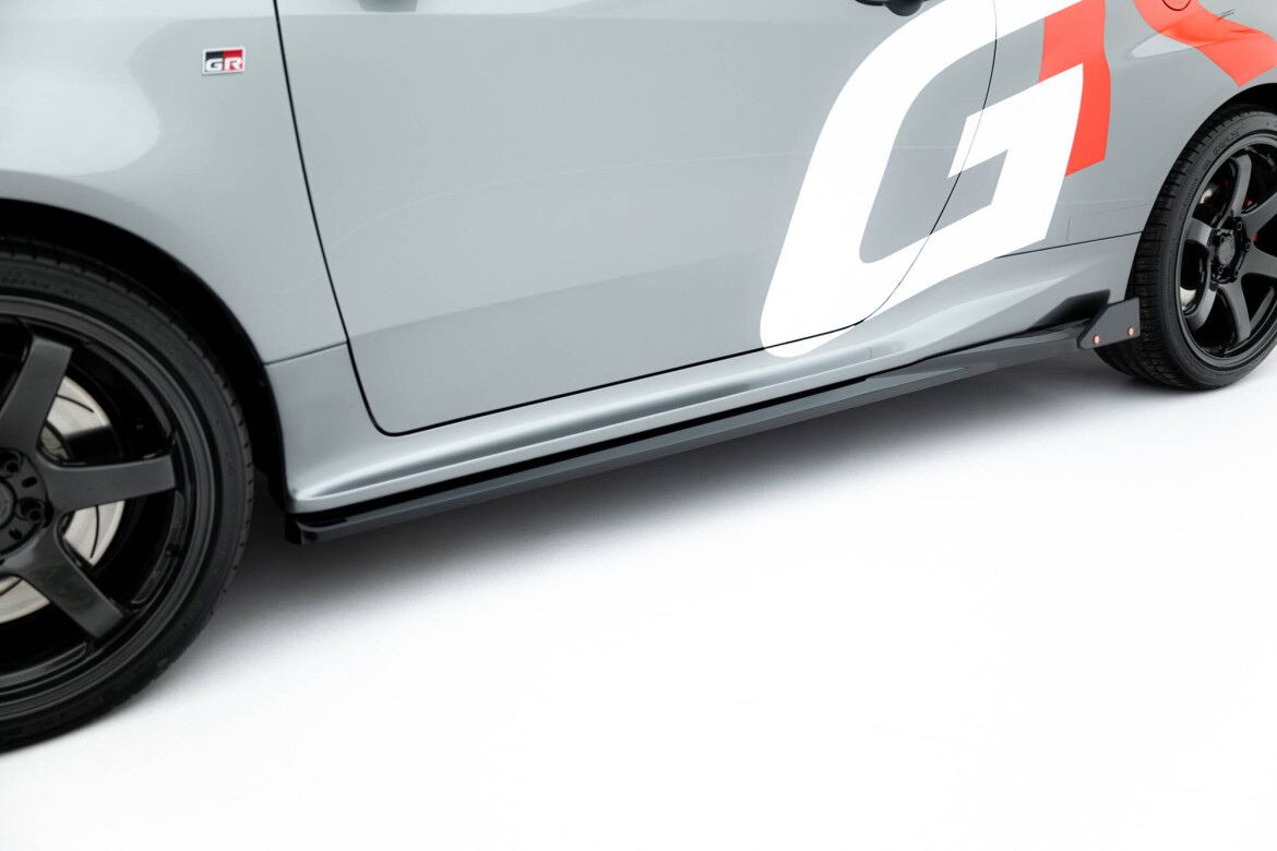 Seitenschweller Ansatz (Paar) + Flaps passend für Toyota GR Yaris Mk4 Facelift