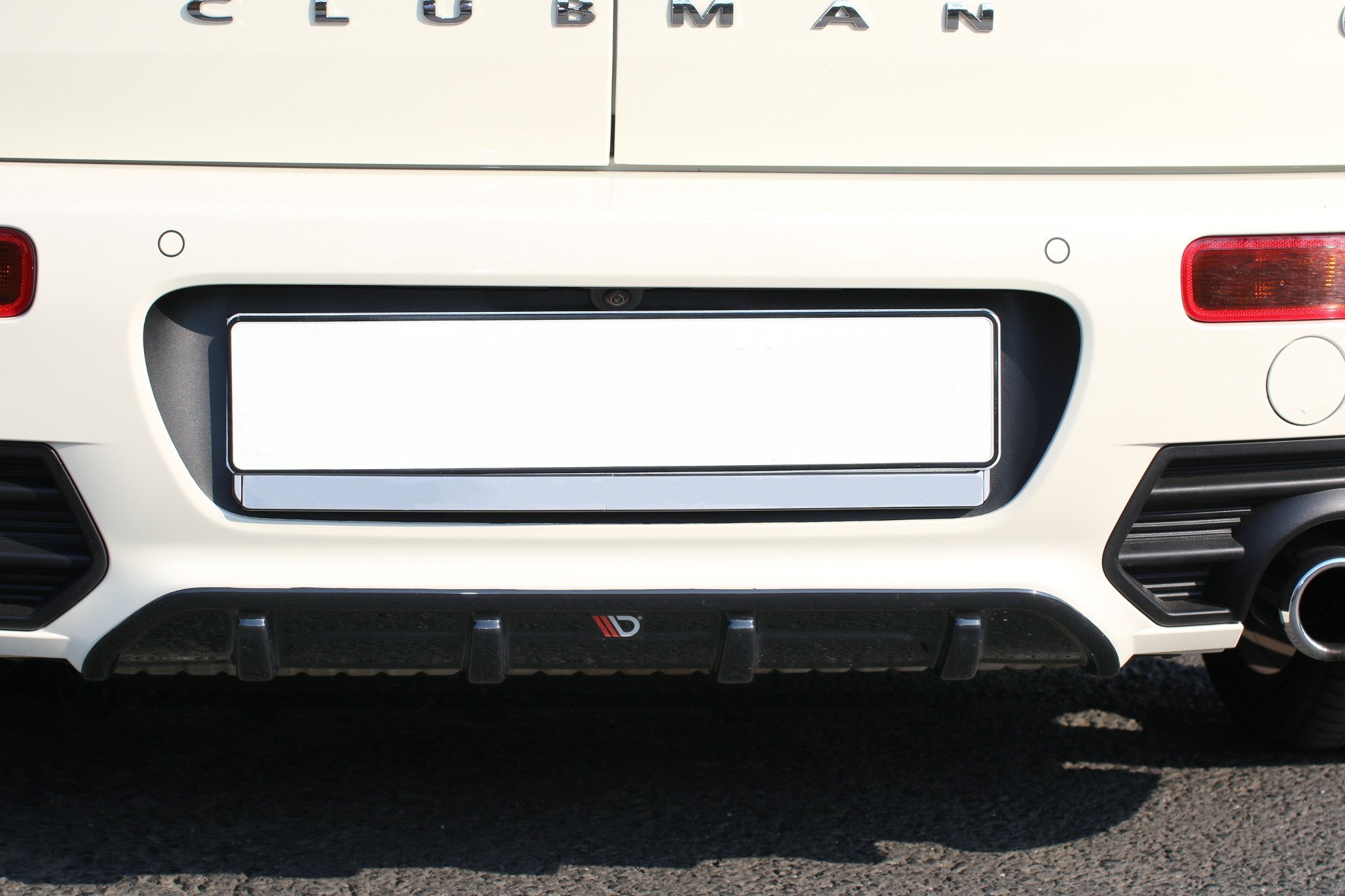 Diffusor Heck Ansatz für MINI CLUBMAN S MK2 F54 JCW schwarz Hochglanz