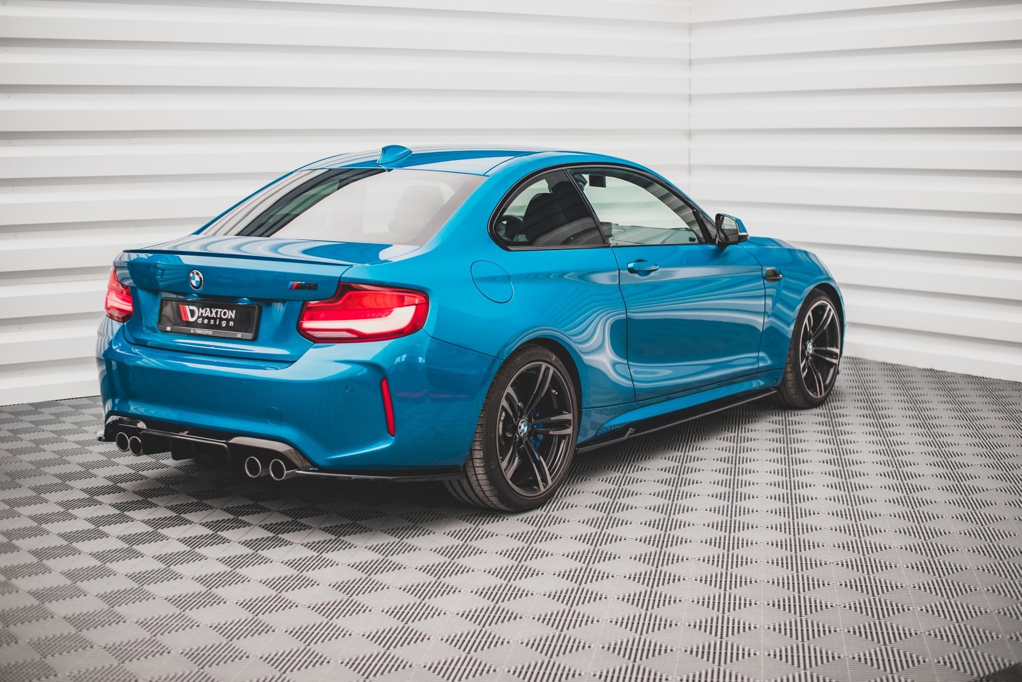Street+ Seitenschweller Leisten V.2 passend für BMW M2 F87 Carbon Look