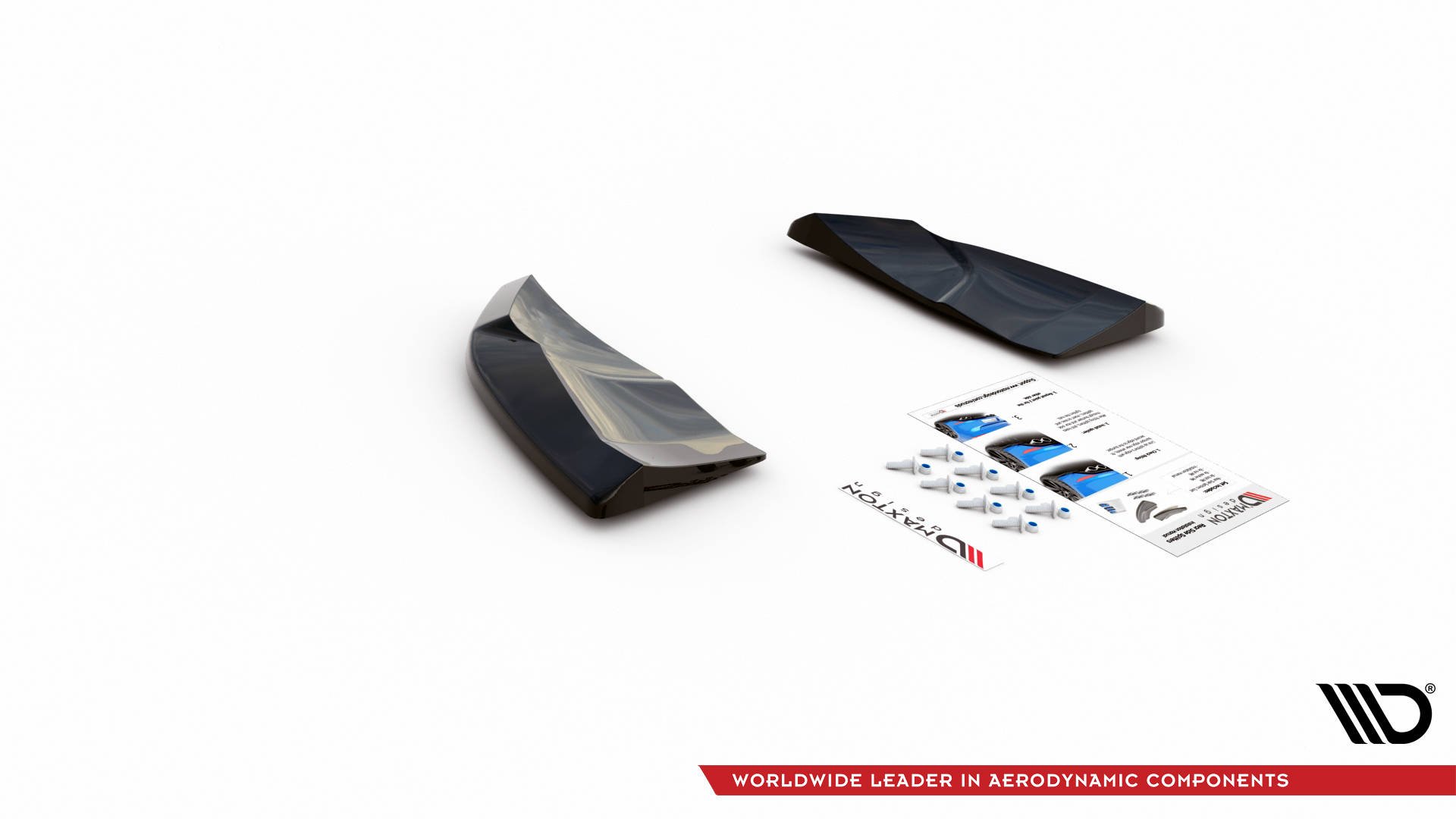 Street+ Heck Ansatz Flaps passend für Audi SQ5 Mk1 8R schwarz Hochglanz