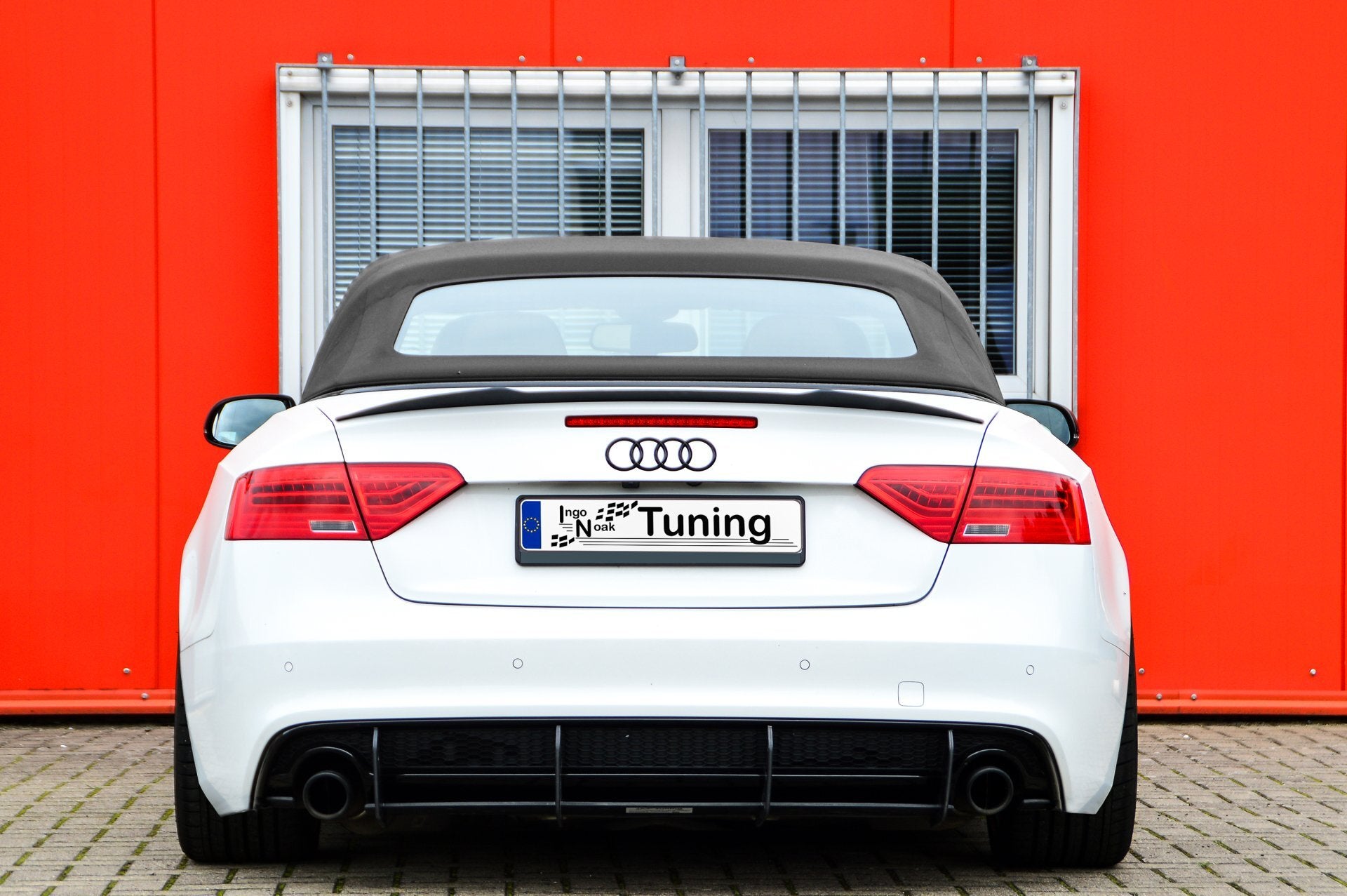 Gesfräster Heckansatz für Audi A5 B8 Facelift mit S-Line Diffusor