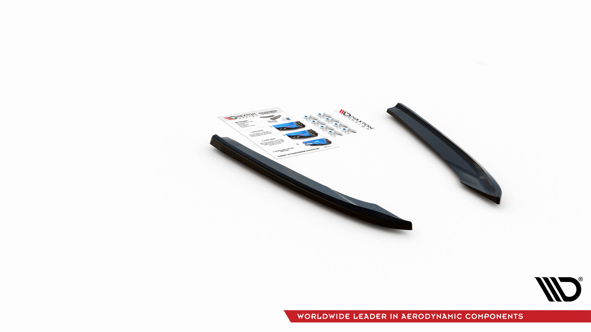 Diffusor Flaps V.1 passend für CUPRA Leon ST Mk1 FL schwarz Hochglanz