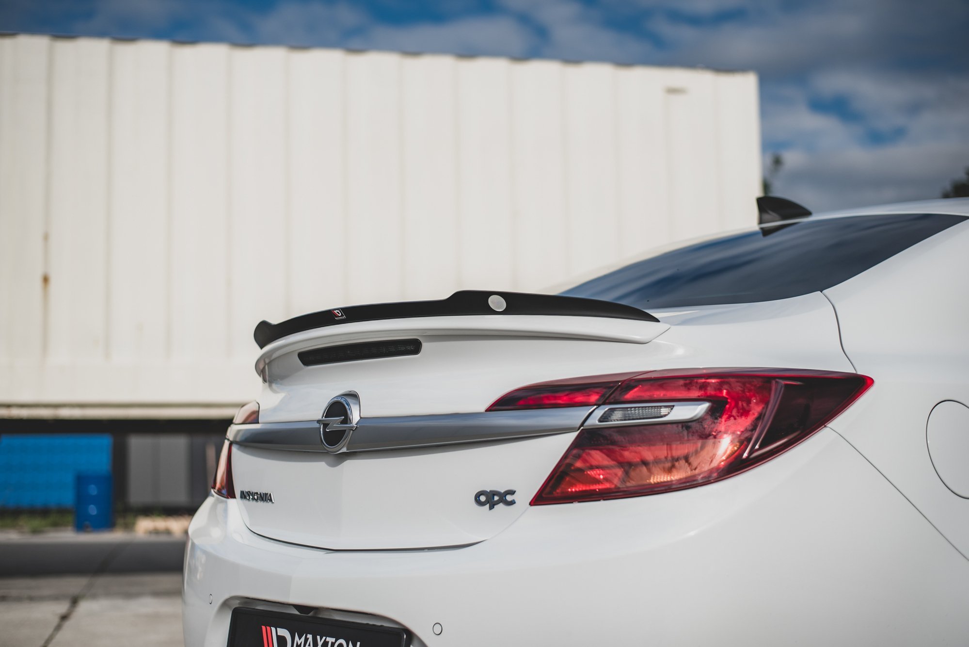 Heck Spoiler Aufsatz Abrisskante passend für Opel Insignia Mk. 1 OPC FL schwarz Hochglanz