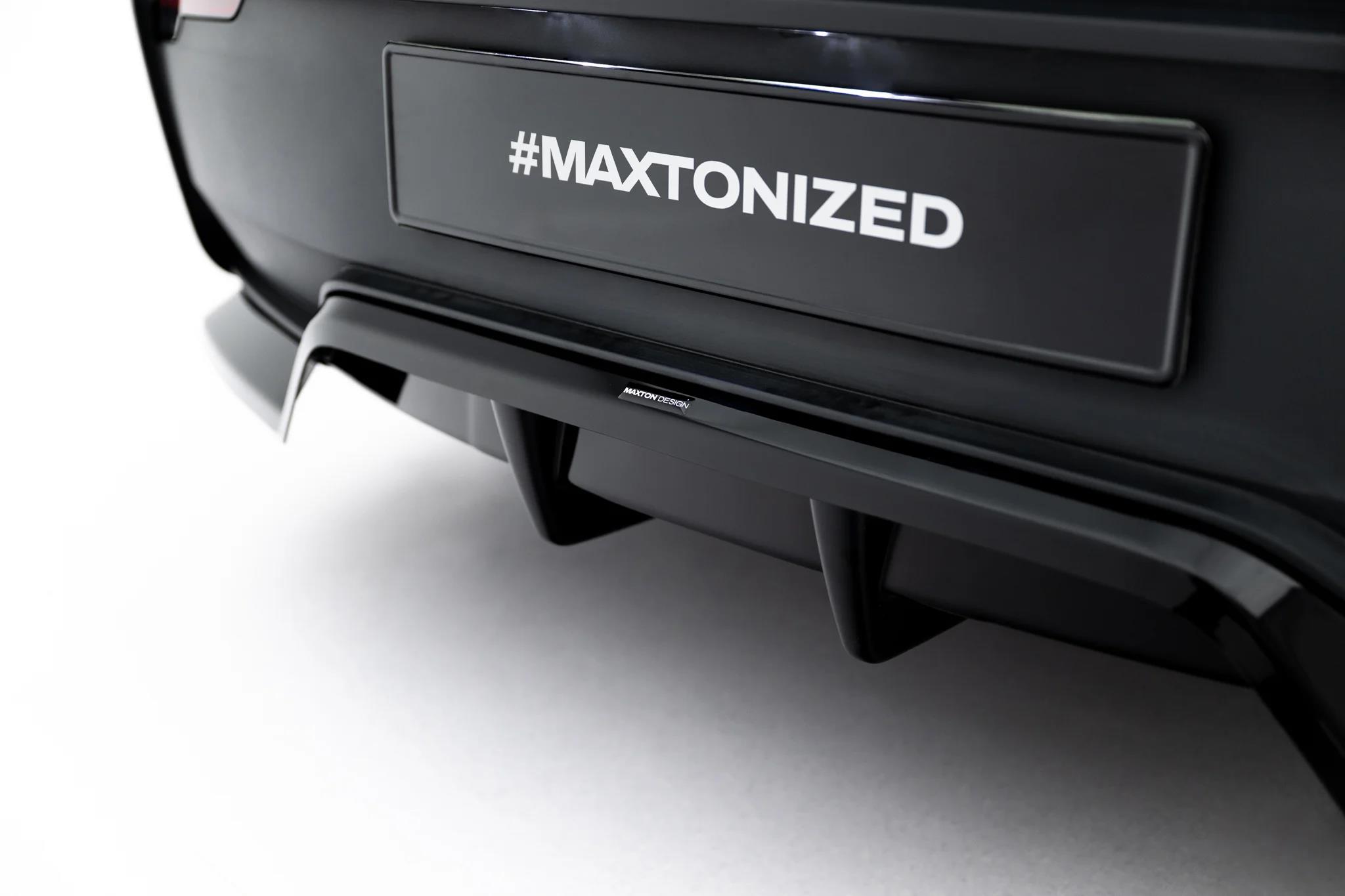 Diffusor Heckansatz passend für Tesla Model Y Premium Mk1 Facelift schwarz Hochglanz