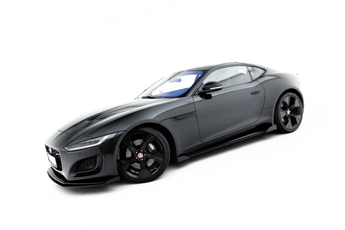 Seitenschweller Flaps passend für Jaguar F-Type X152 Facelift 2 schwarz Hochglanz