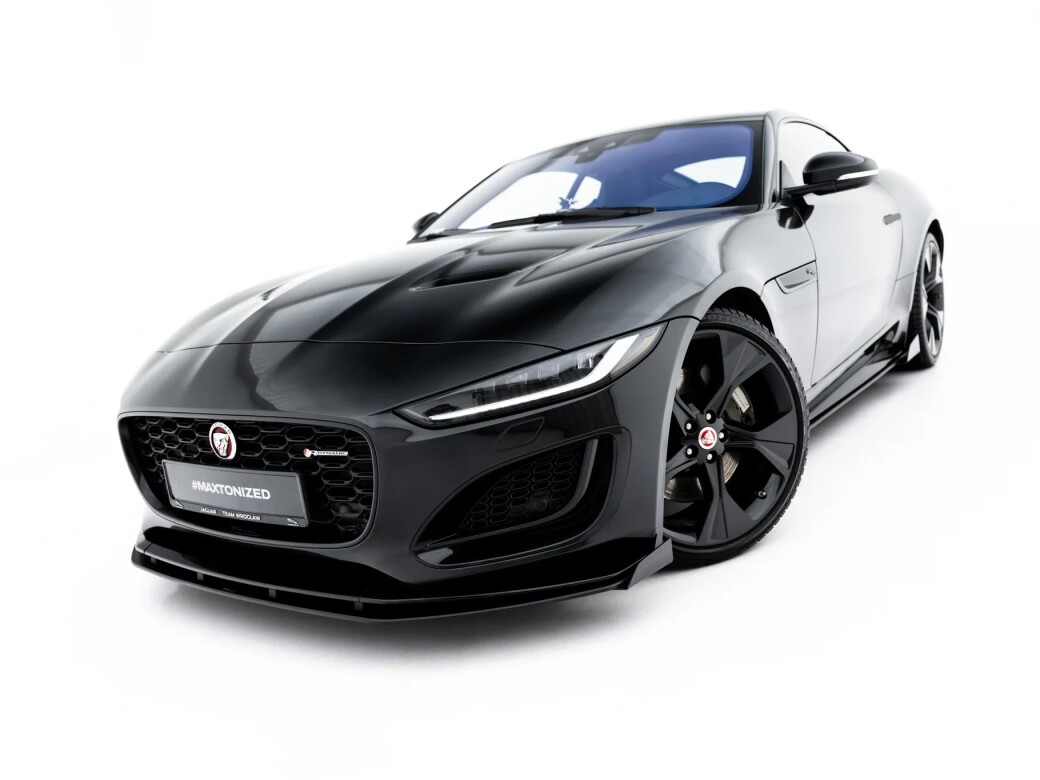 Front Stoßstange Flaps passend für Flaps Jaguar F-Type X152 Facelift 2 schwarz Hochglanz