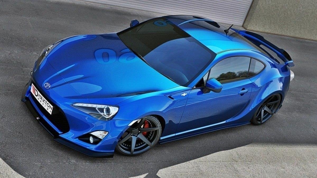 Street+ Seitenschweller Leisten passend für Toyota GT86 schwarz Hochglanz