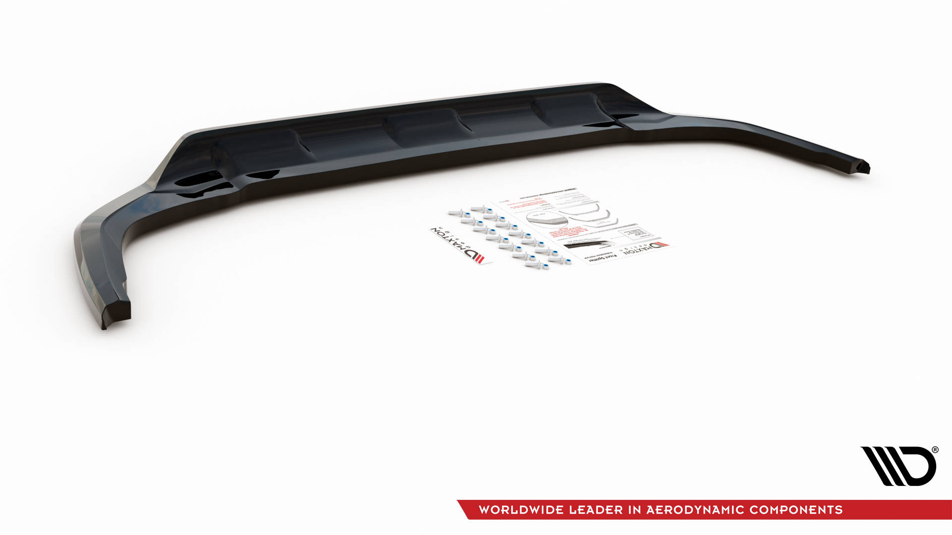 Street+ Spoilerlippe Front Ansatz passend für Toyota RAV4 Mk5 schwarz Hochglanz
