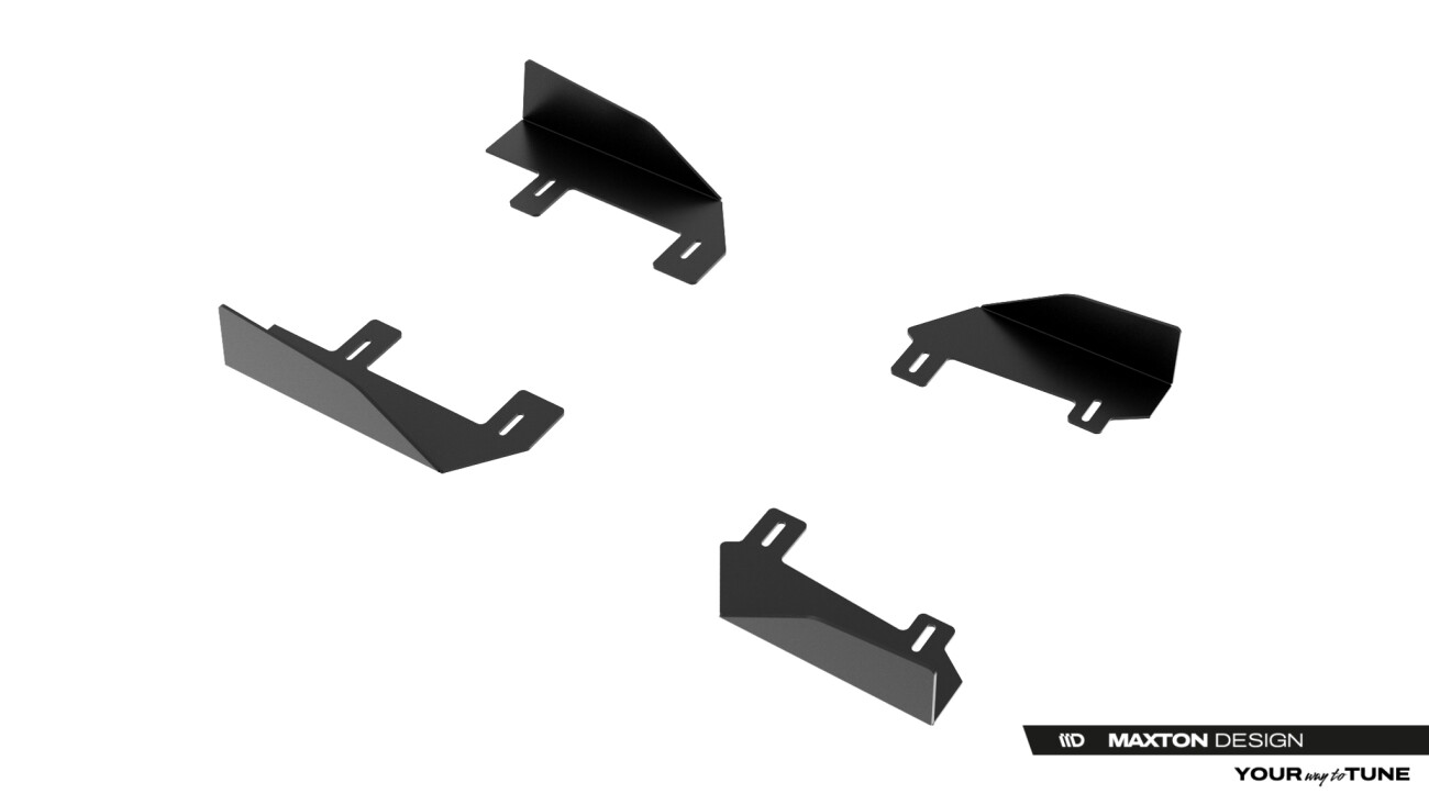 Seitenschweller Flaps passend für Jaguar F-Type X152 Facelift 2 schwarz Hochglanz
