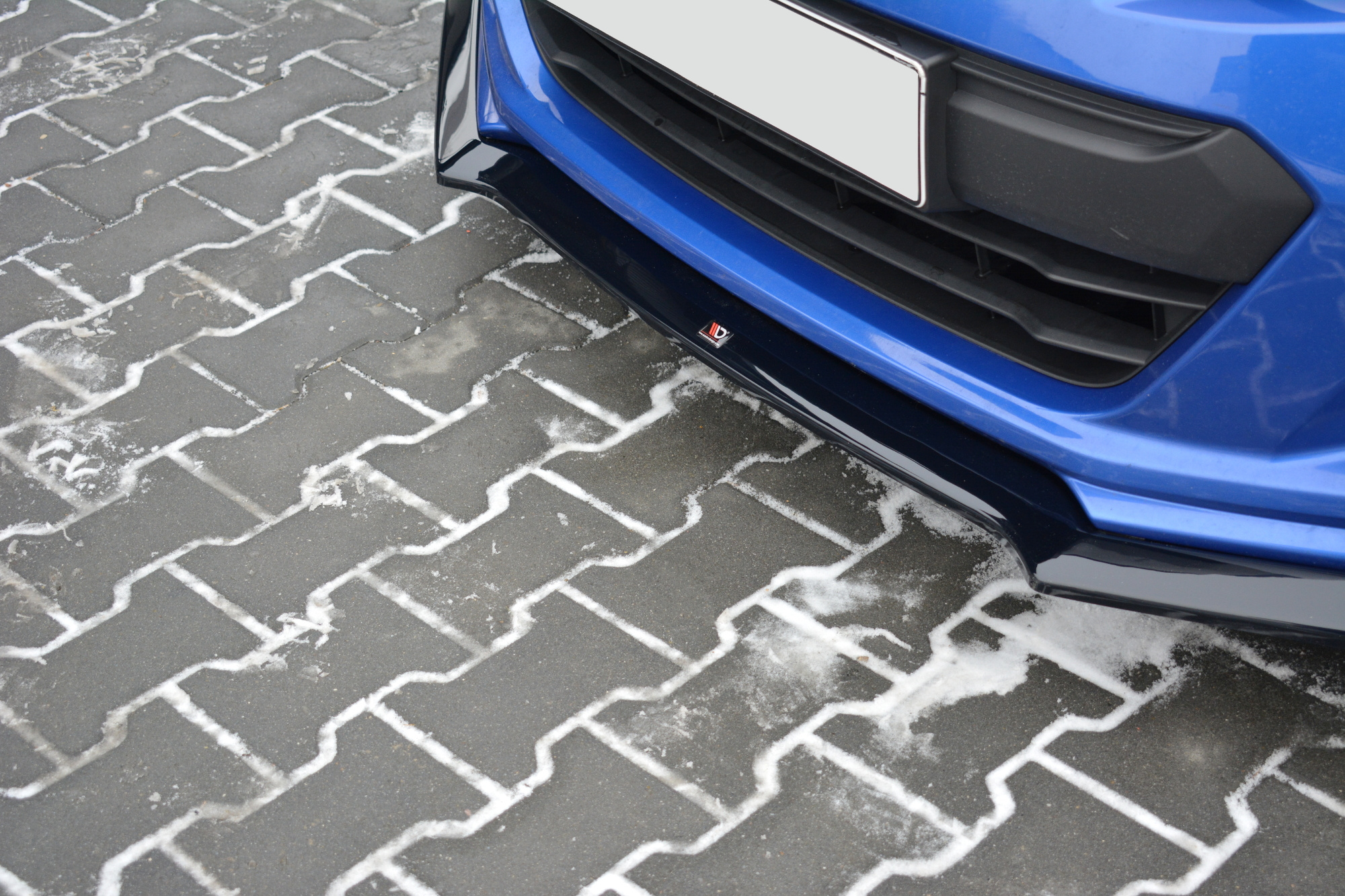 Front Ansatz V.3 für Subaru BRZ Mk1 Facelift schwarz Hochglanz