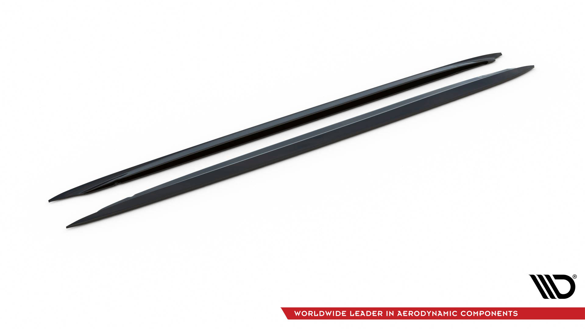 Street+ Seitenschweller Leisten V.1 passend für Audi S4 / A4 / A4 S-Line B6 / B7 schwarz Hochglanz