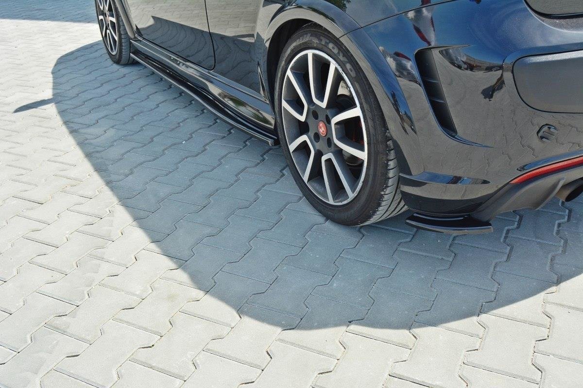 Diffusor Flaps passend für ABARTH Punto Evo schwarz Hochglanz