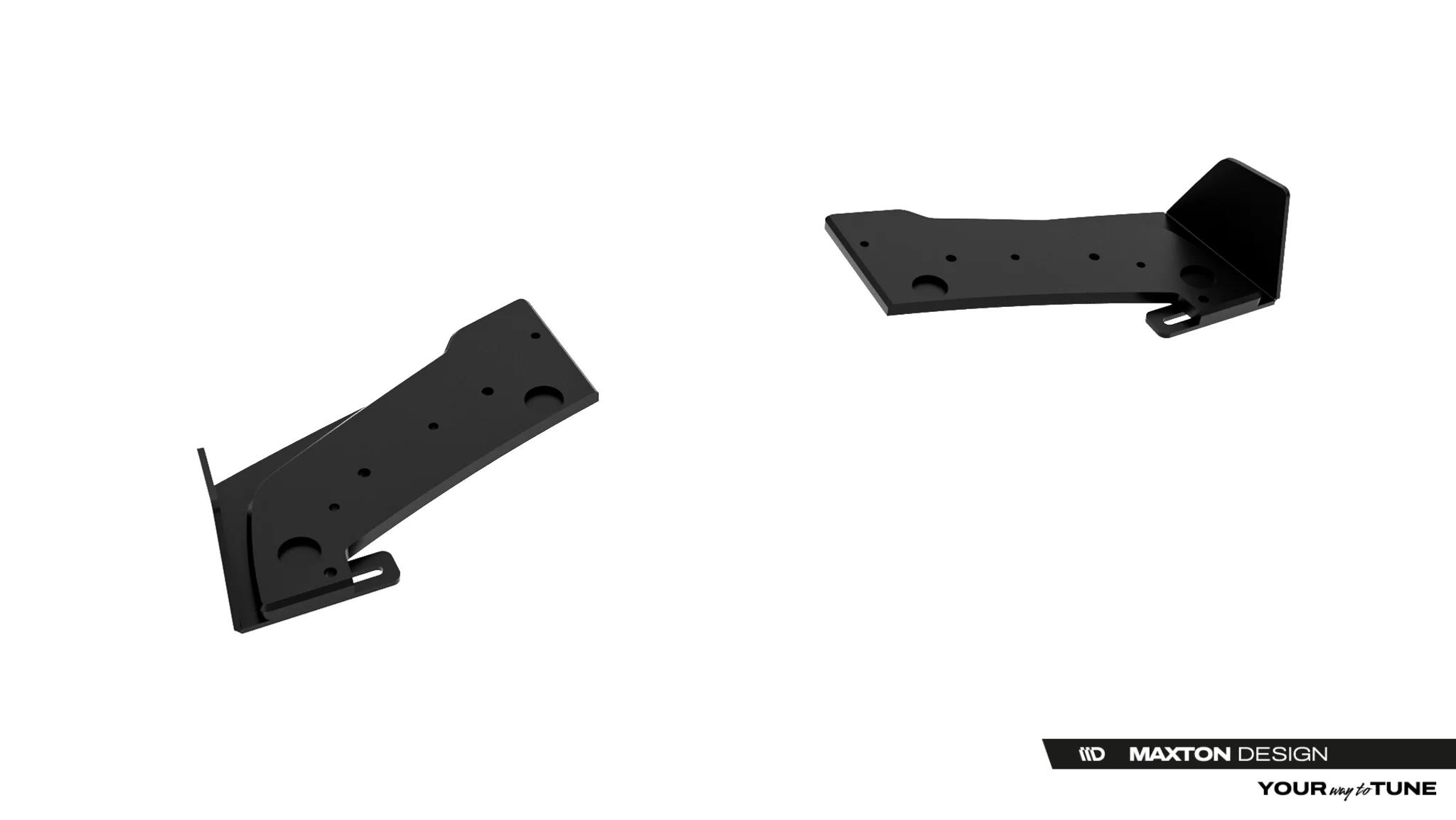 Diffusor Flaps passend für Toyota GR Yaris Mk4 Facelift schwarz Hochglanz