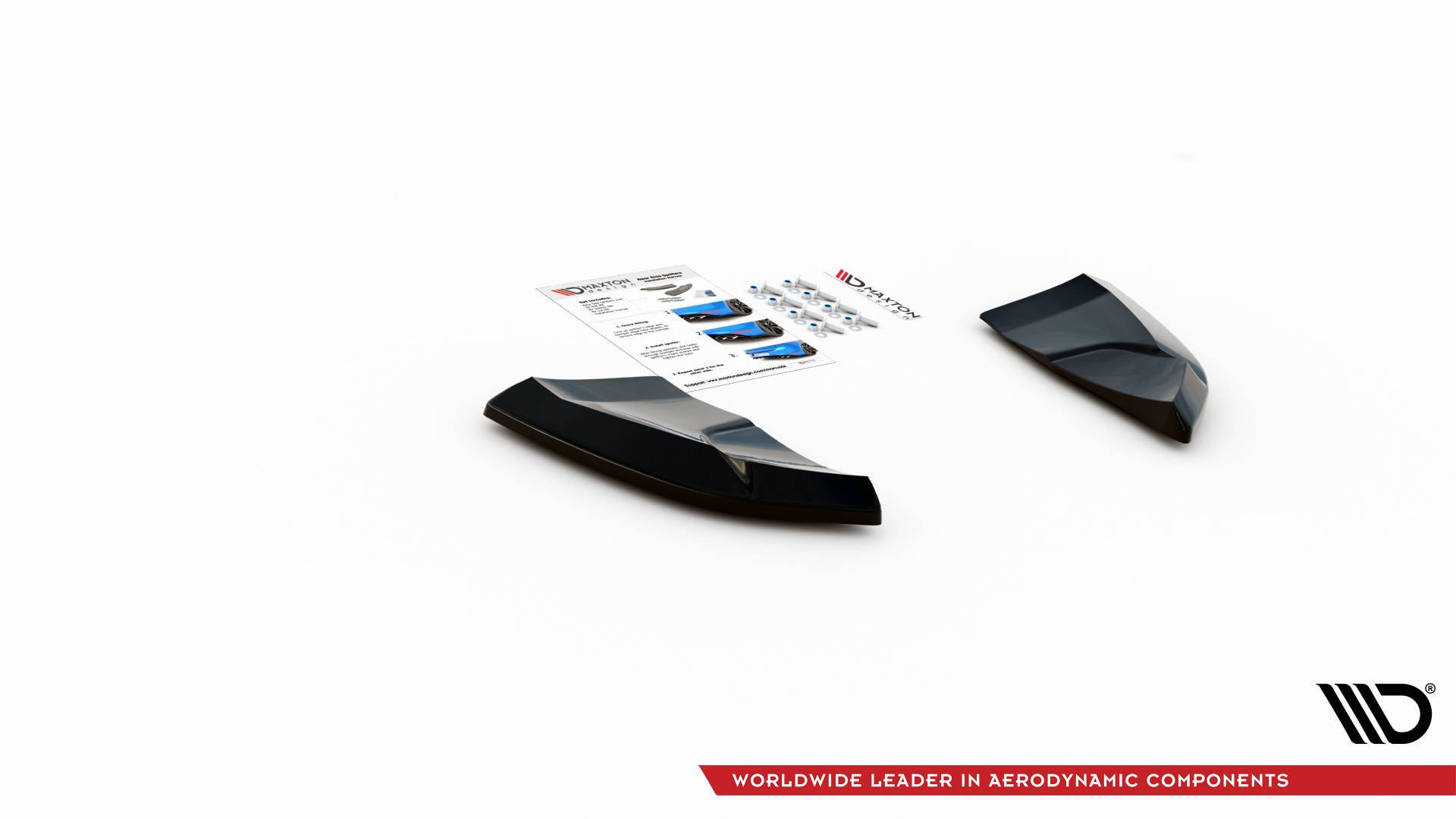 Street+ Heck Ansatz Flaps passend für Audi SQ5 Mk1 8R schwarz Hochglanz