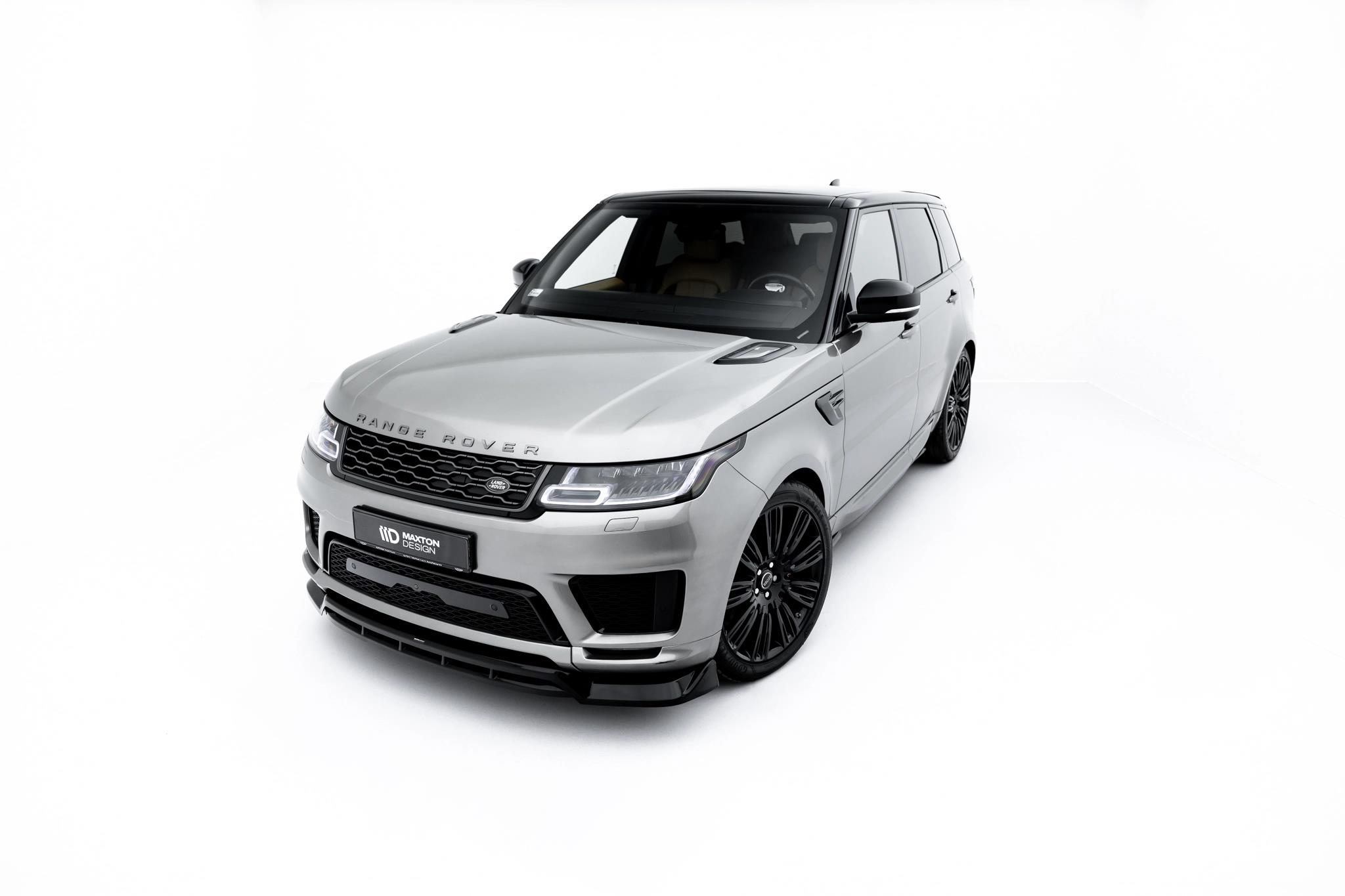 Frontlippe passend für Land Rover Range Rover Sport Mk2 Facelift schwarz Hochglanz