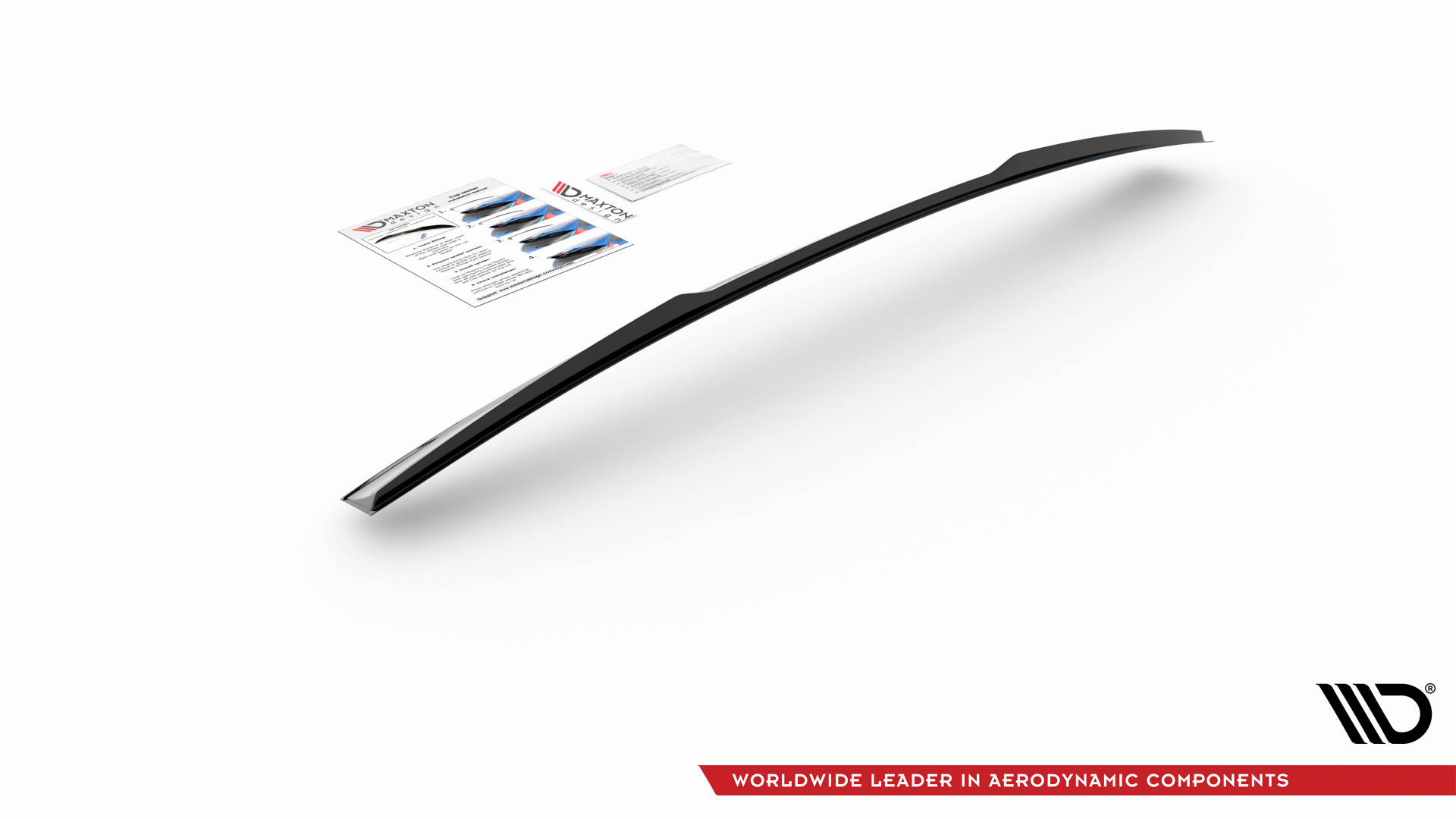 Heckscheiben Spoiler passend für Mercedes A AMG-Line / A35 Limousine V177 schwarz Hochglanz