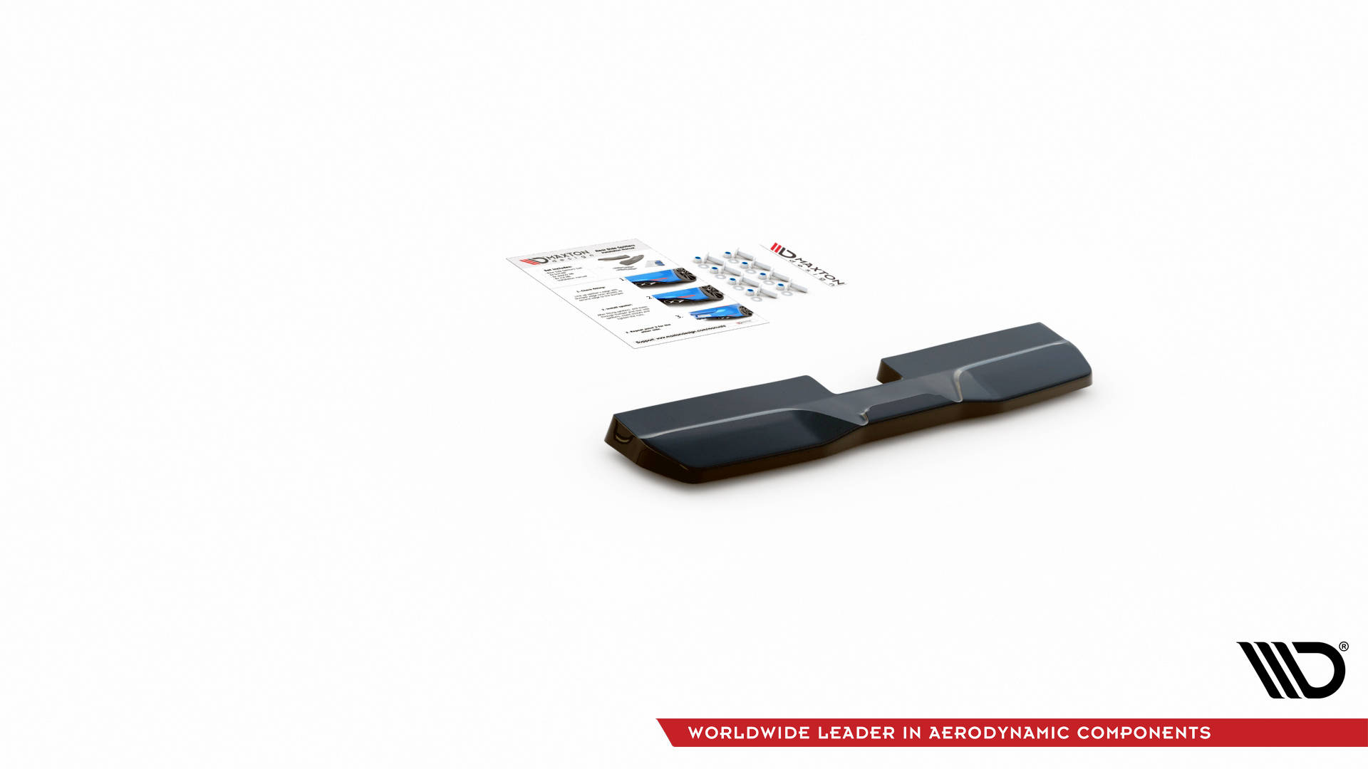 Street+ Mittlerer Diffusor Heck Ansatz passend für Nissan 370Z Nismo FL schwarz Hochglanz