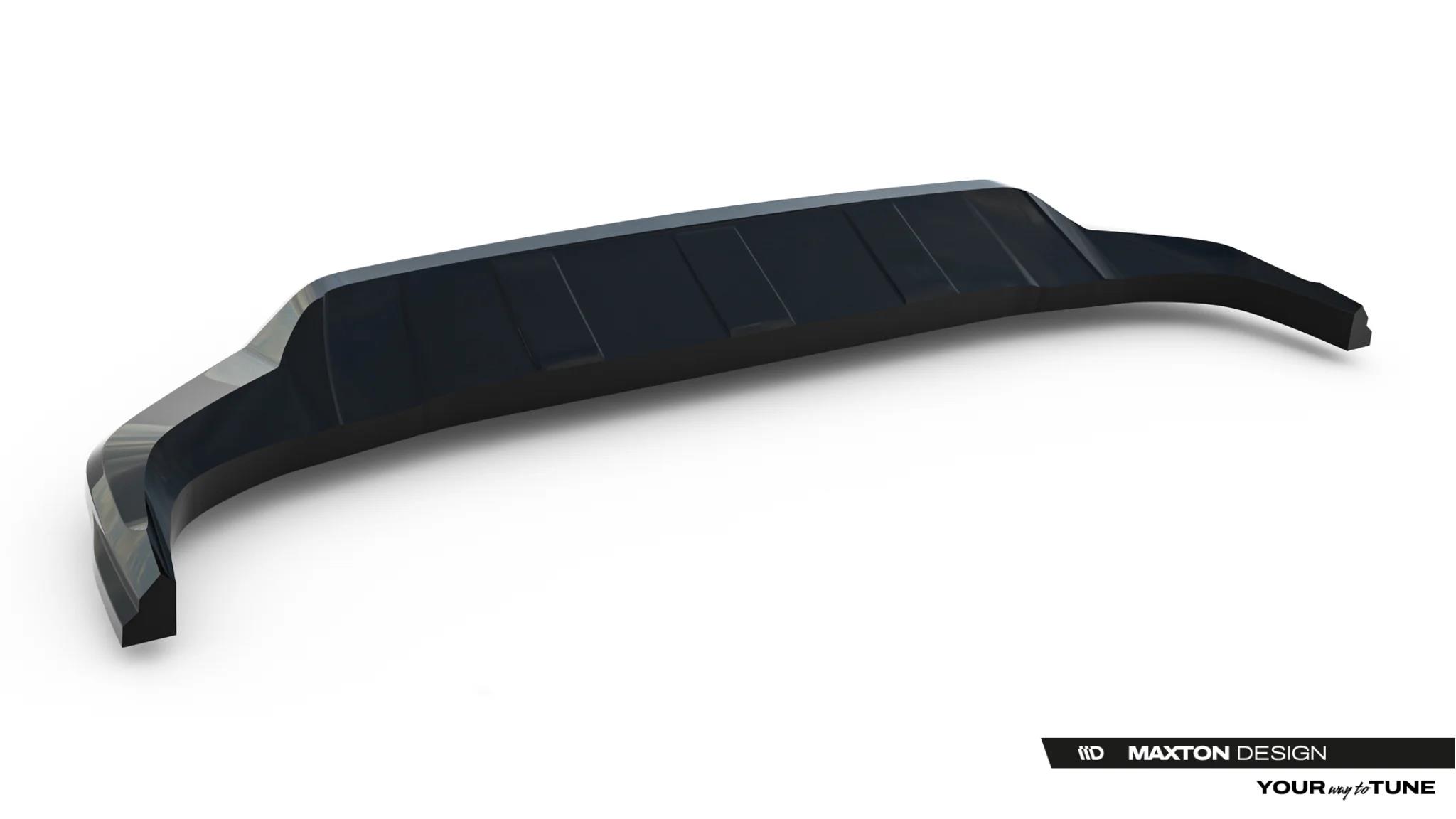 Frontlippe passend für Porsche Cayenne SUV / Coupe Mk3 Facelift schwarz Hochglanz
