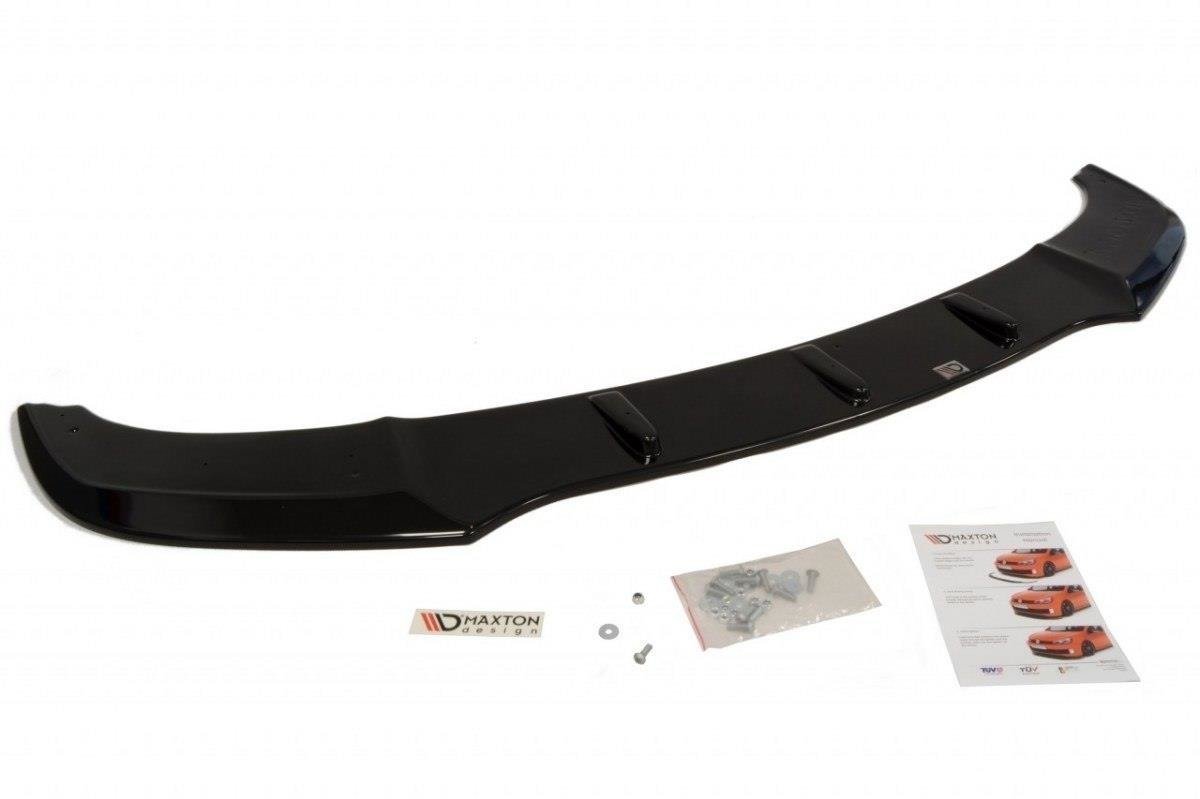 Street+ Spoilerlippe Front Ansatz V.1 passend für BMW 5er M-Paket F10/F11 schwarz Hochglanz