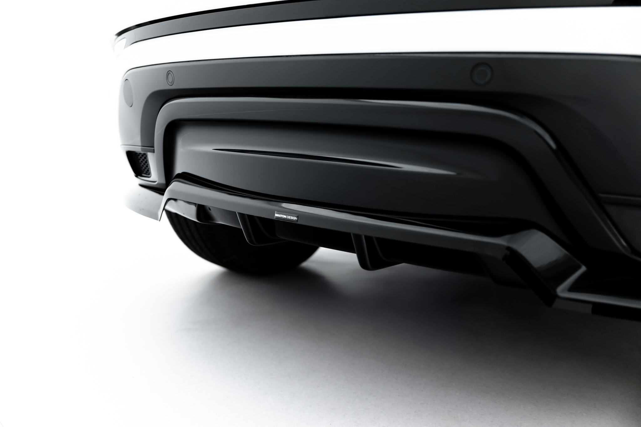 Diffusor Heckansatz passend für Land Rover Range Rover Evoque Dynamic Mk2 schwarz Hochglanz