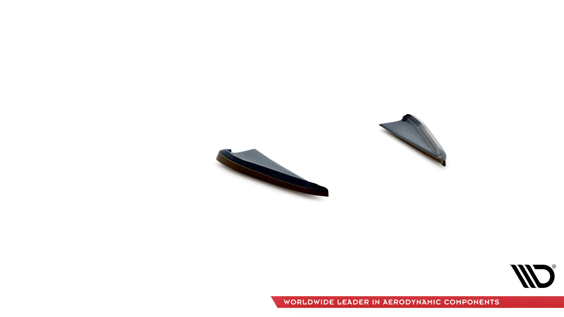 Diffusor Flaps V.2 passend für Tesla Model 3 schwarz Hochglanz
