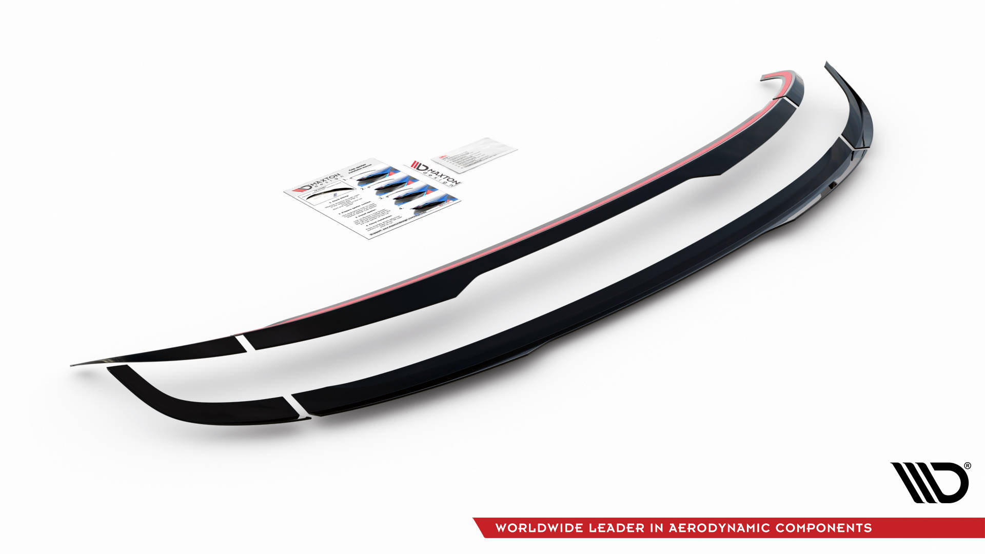 Heck Spoiler Aufsatz Abrisskante passend für Paket Dodge Charger RT Mk7 FL schwarz Hochglanz