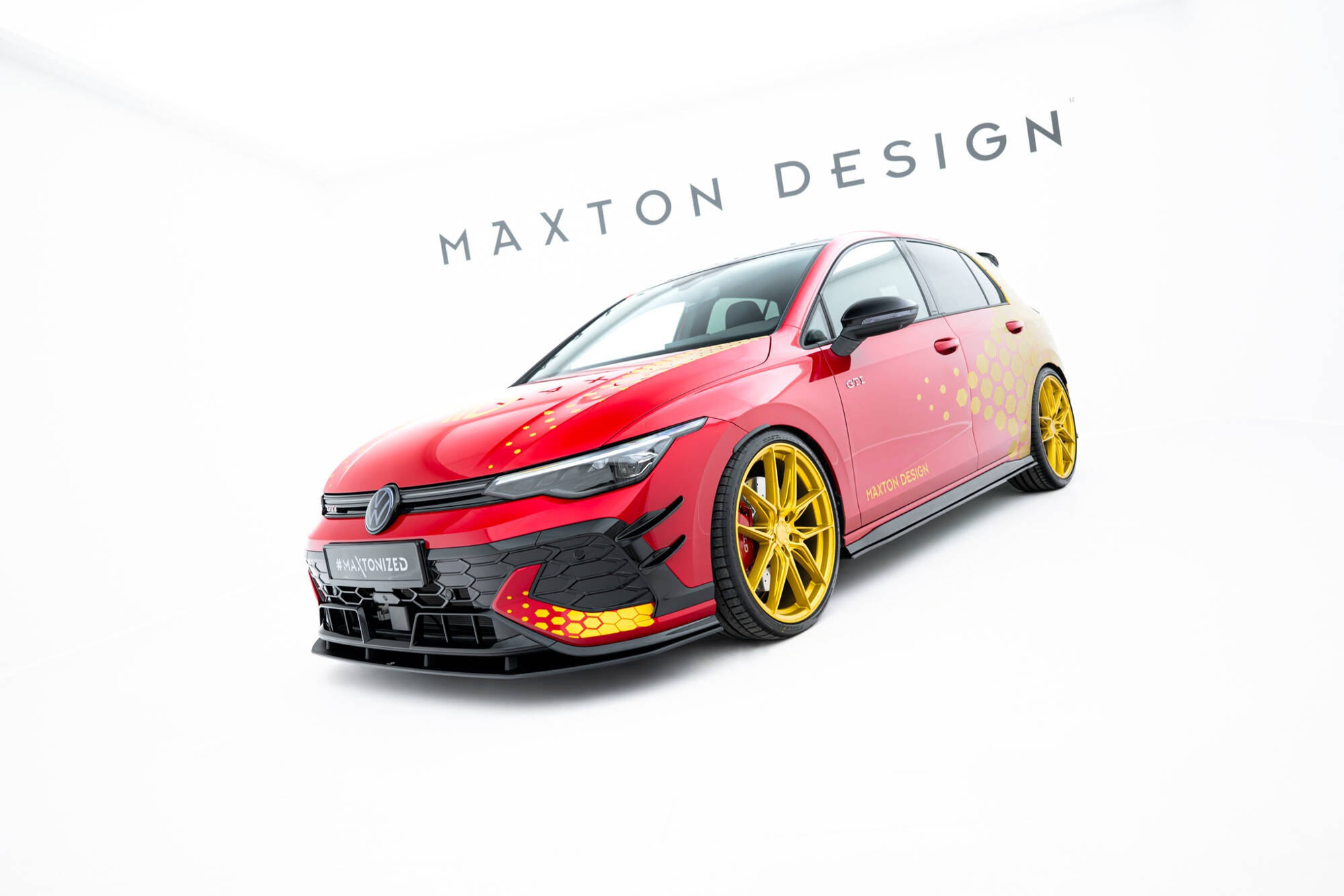 Street Pro Spoilerlippe Front Ansatz passend für VW Golf GTI Clubsport Mk8 FL