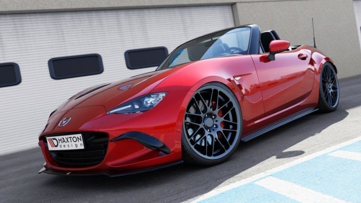 Street+ Seitenschweller Leisten passend für Mazda MX-5 ND Mk4 schwarz Hochglanz