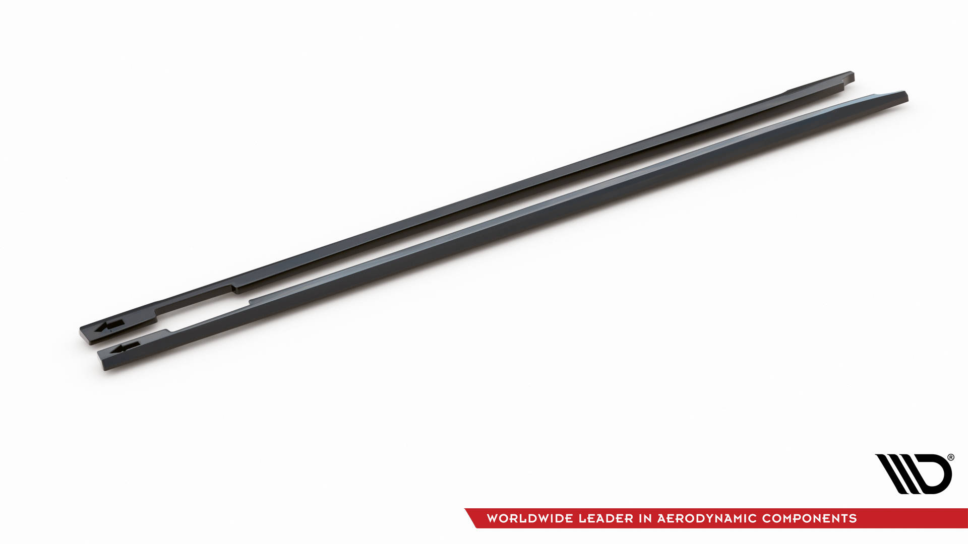 Street+ Seitenschweller Leisten passend für Mini Cooper Clubman John Cooper Works F54 FL schwarz Hochglanz
