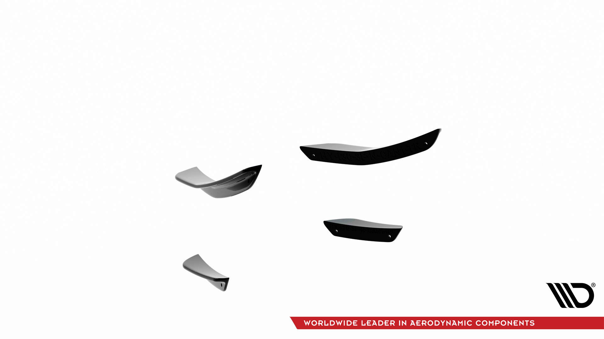 Stoßstangen Flaps Wings vorne Canards passend für Hyundai I30 N / I30 N-Line Hatchback/Fastback Mk3 FL