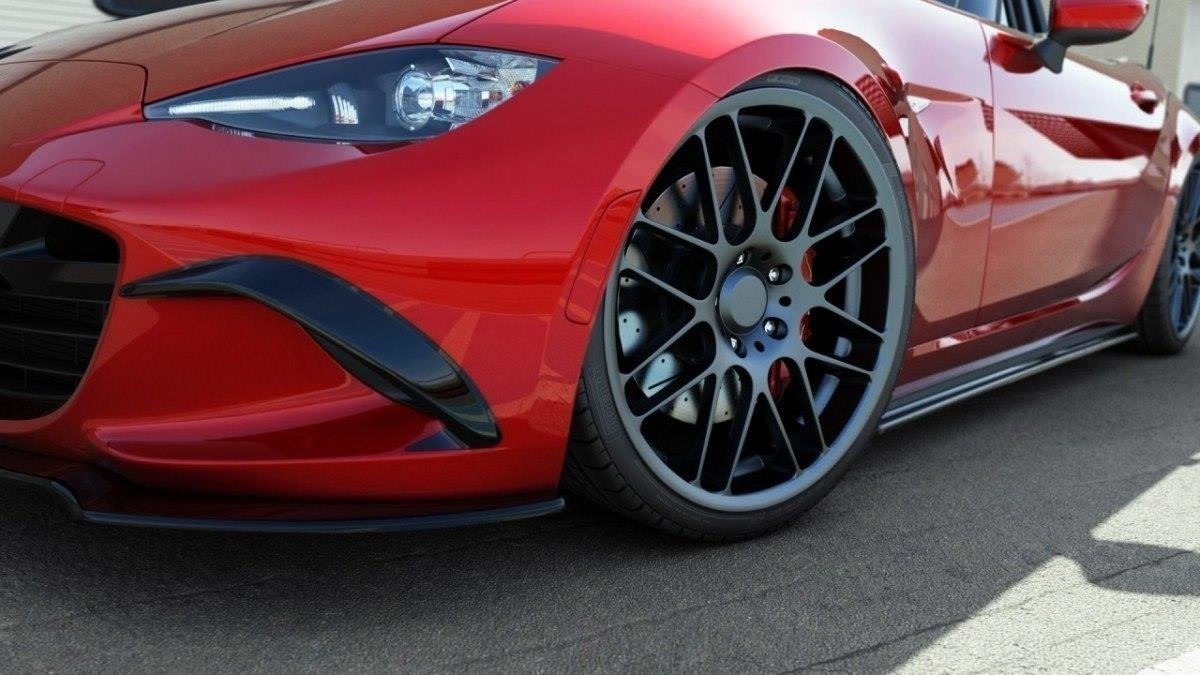 Nebelleuchten Abdeckung passend für Mazda MX-5 ND Mk4 schwarz Hochglanz