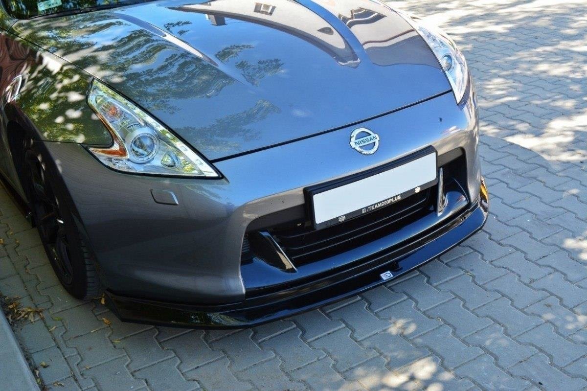 Street+ Spoilerlippe Front Ansatz passend für Nissan 370Z schwarz Hochglanz