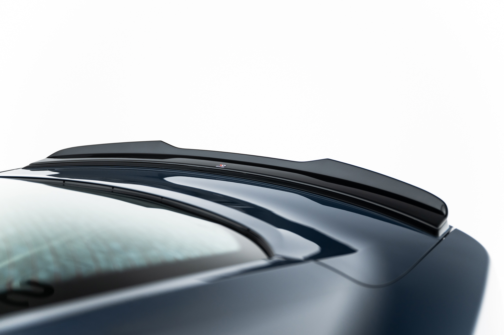 Heck Spoiler Aufsatz Abrisskante passend für Ford Mustang Dark Horse Mk7 schwarz Hochglanz