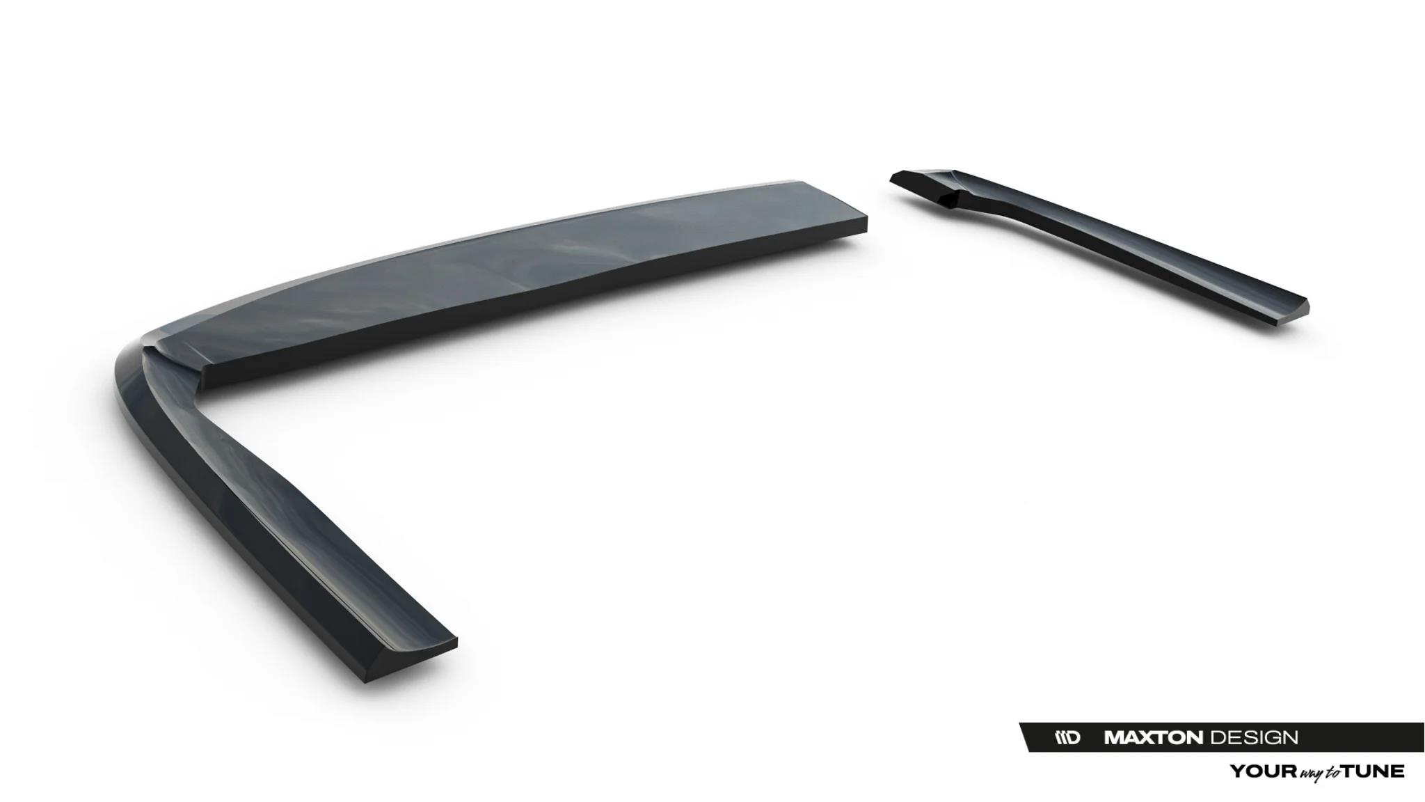 Diffusor Flaps passend für BMW M3 / 3 M-Paket Coupe / Cabrio E36 schwarz Hochglanz