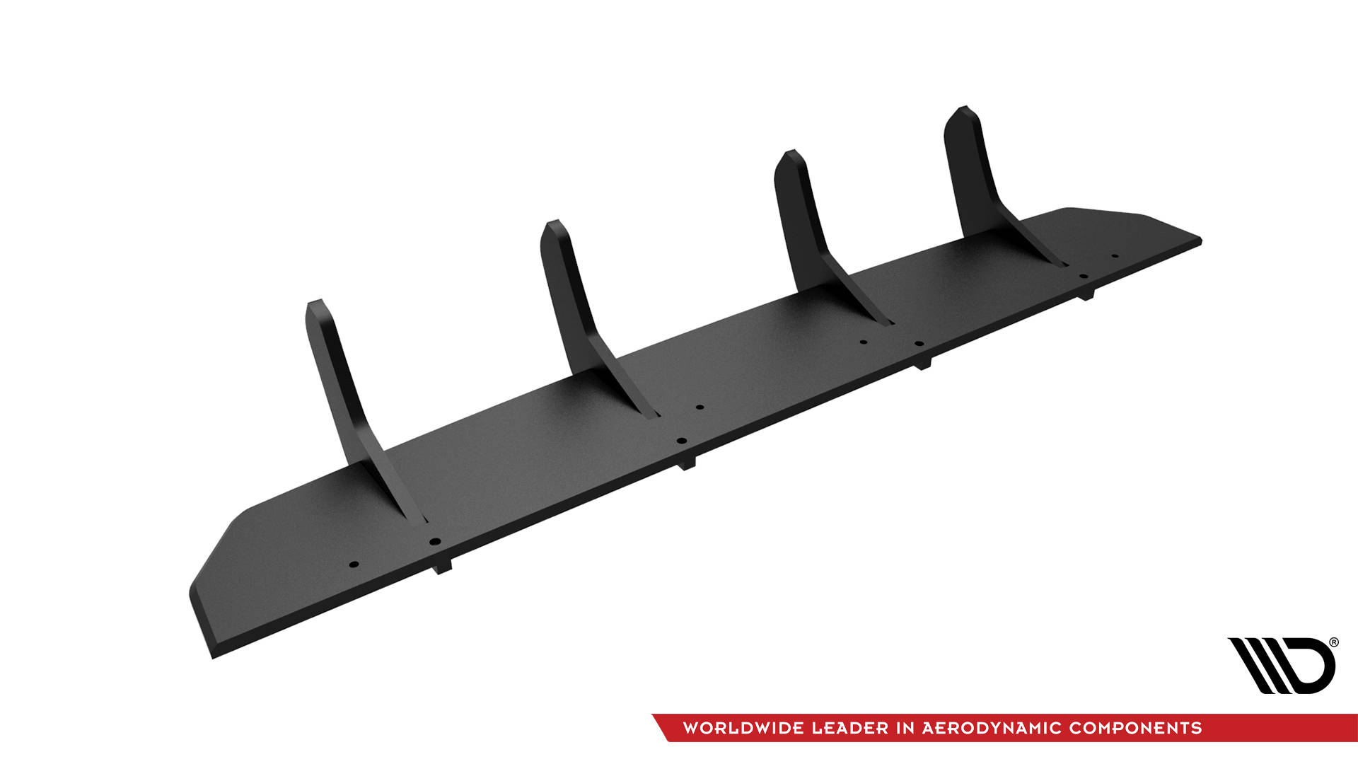 Street Pro Heckschürze Heck Ansatz Diffusor passend für Volvo XC60 R-Design Mk1 FL schwarz-rot