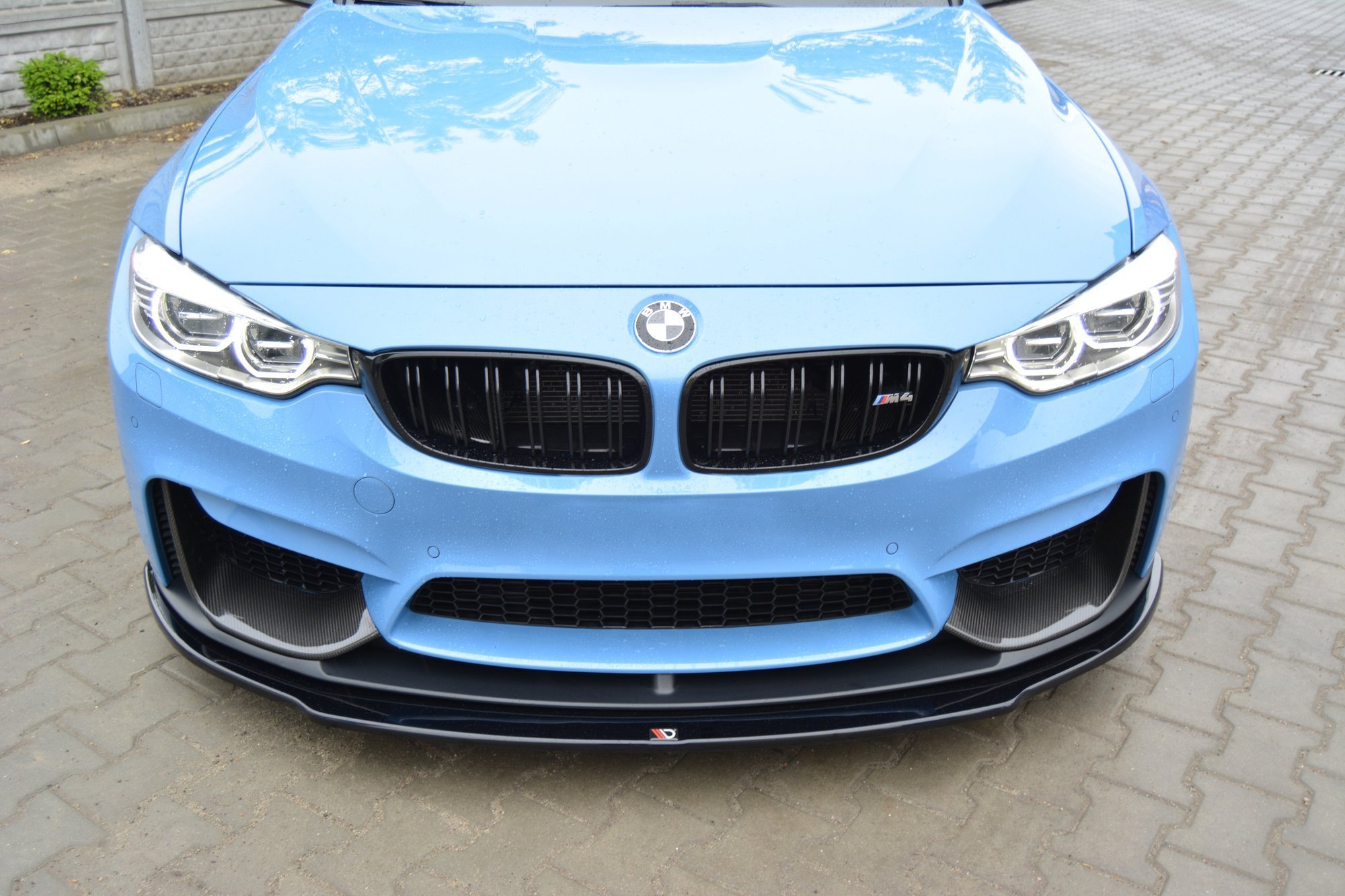 Frontlippe passend für BMW M4 F82 M-performance schwarz Hochglanz