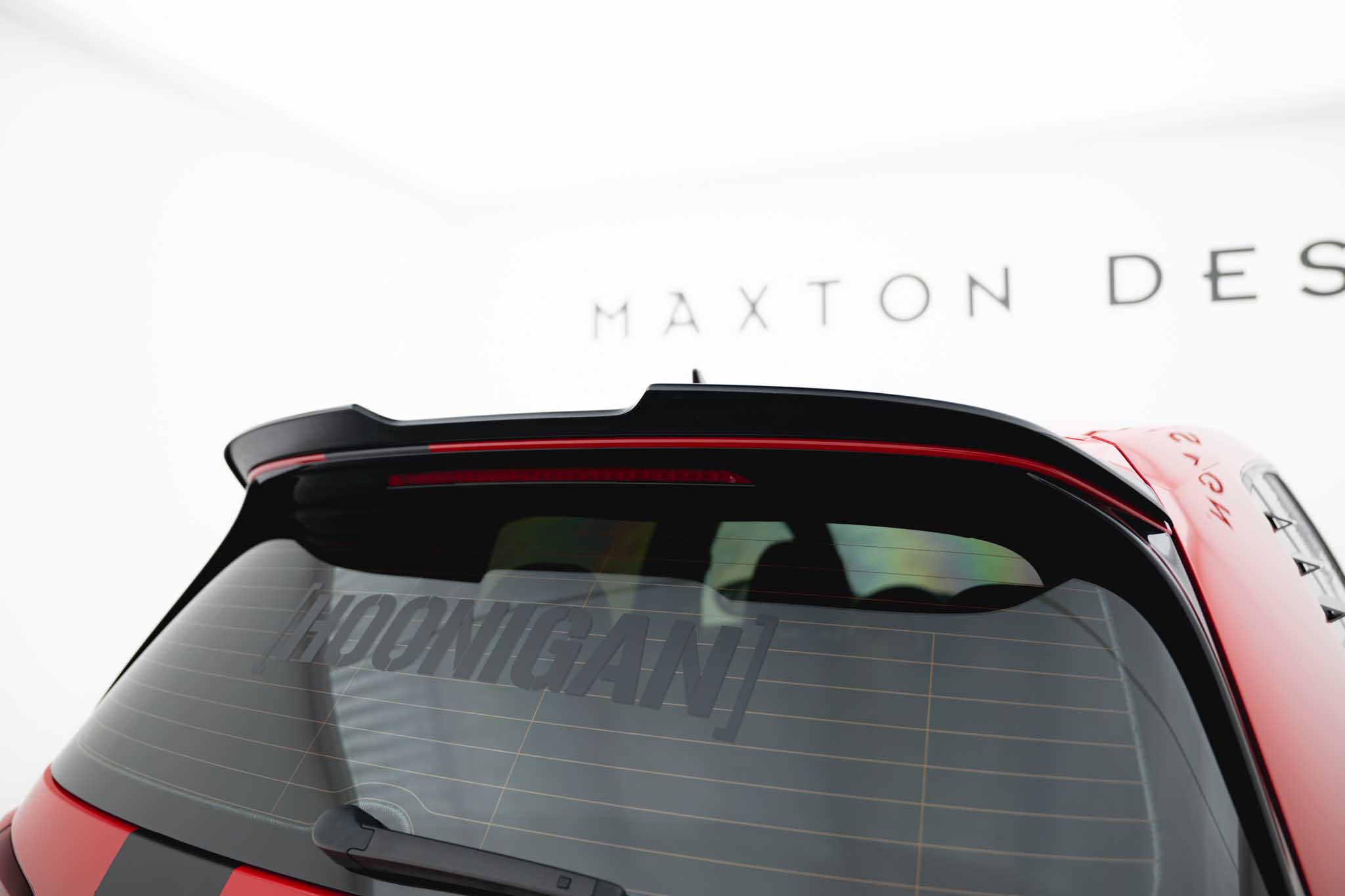 Spoiler CAP V.2 für VW Golf R / R-Line / GTI / GTD Mk7 / Mk7 Facelift schwarz Hochglanz